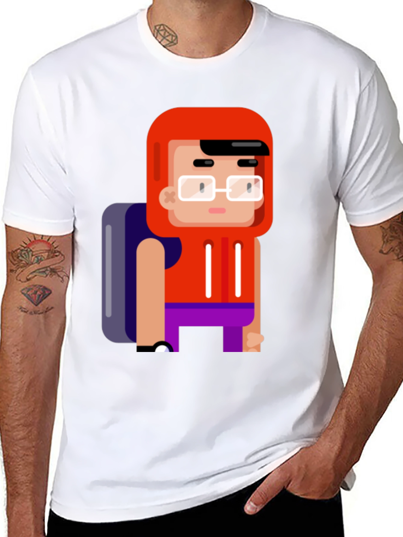 Cartoon Student T-Shirt