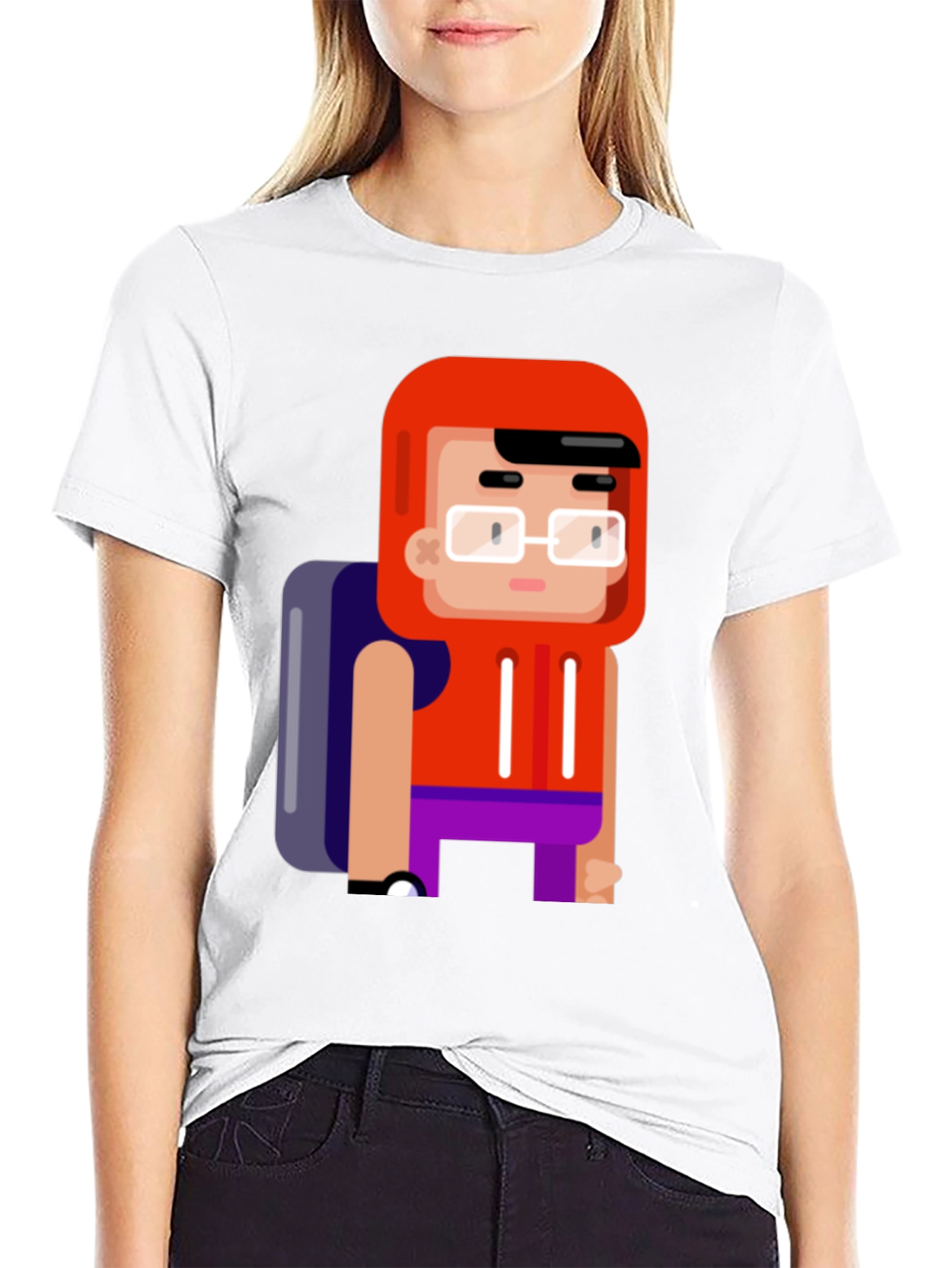 Cartoon Student T-Shirt
