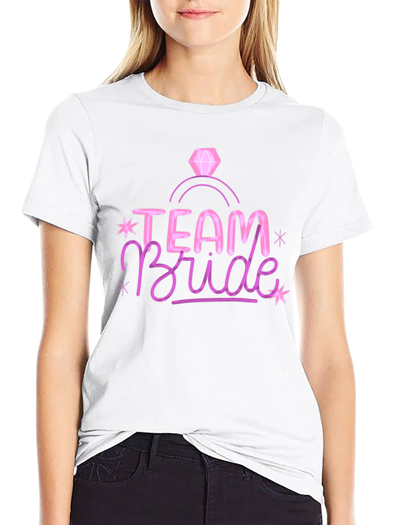 Team Bride Graphic Tee - Bachelorette Party Fun