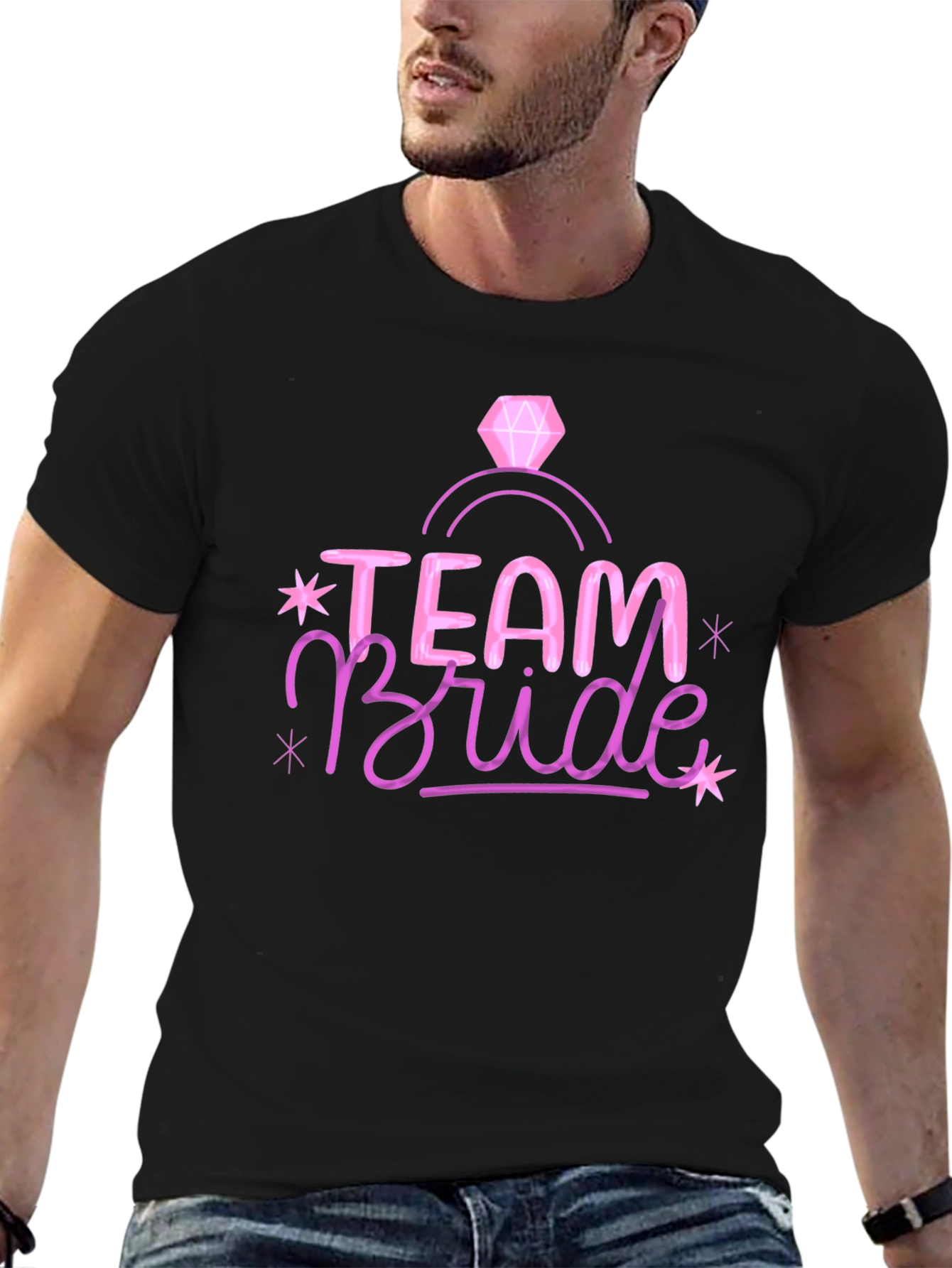 Team Bride Graphic Tee - Bachelorette Party Fun
