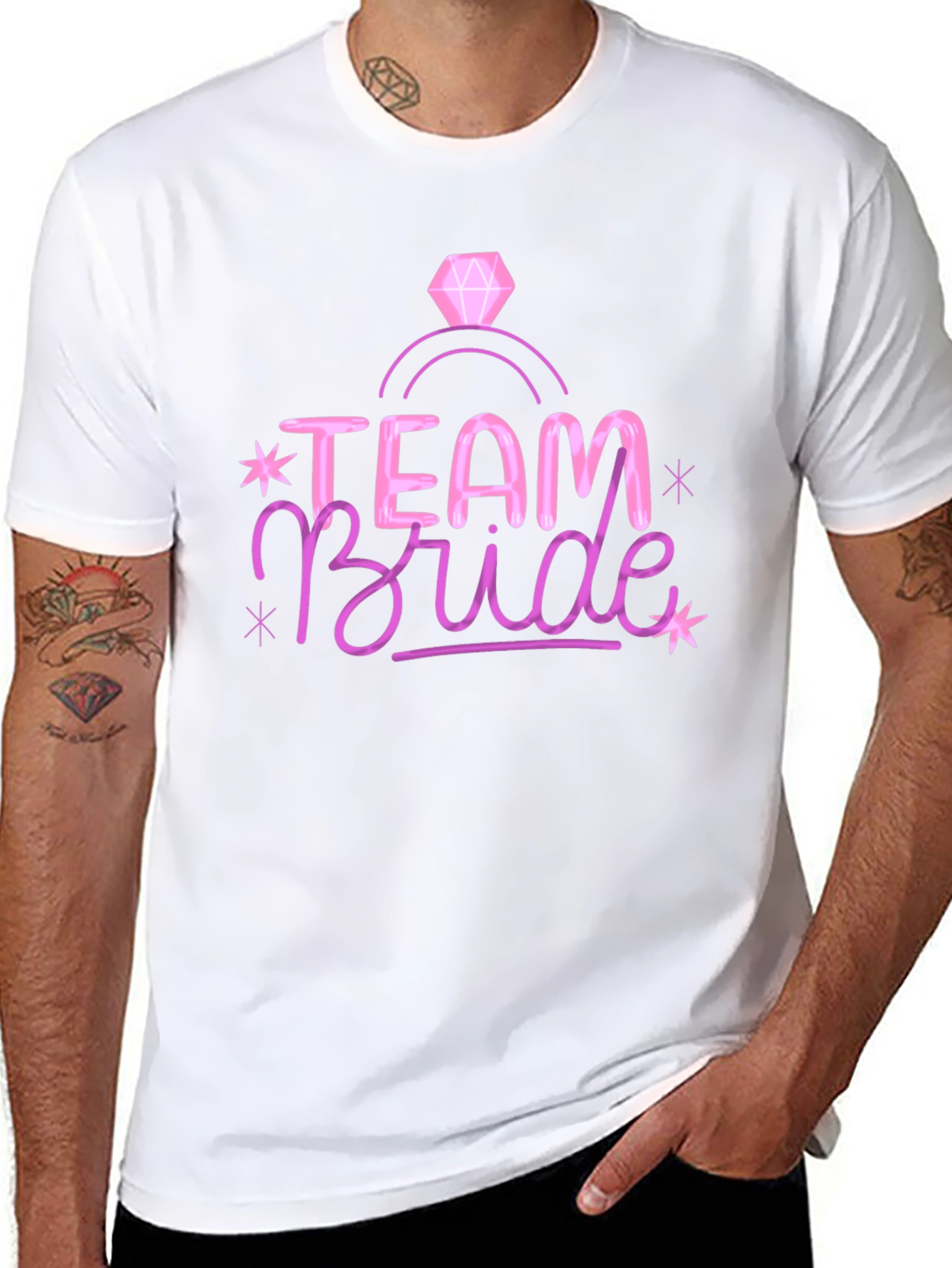 Team Bride Graphic Tee - Bachelorette Party Fun