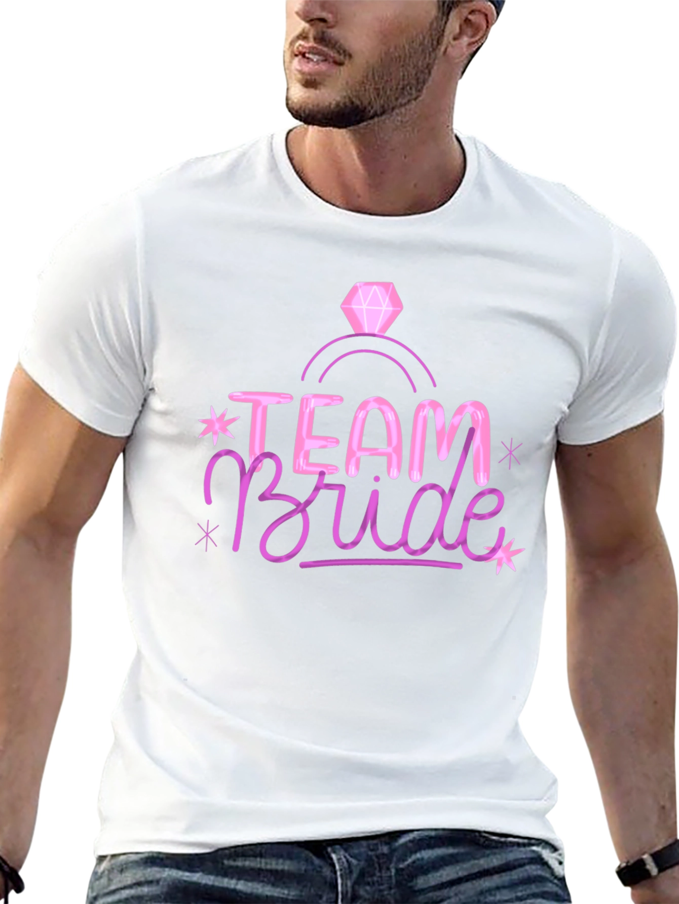 Team Bride Graphic Tee - Bachelorette Party Fun