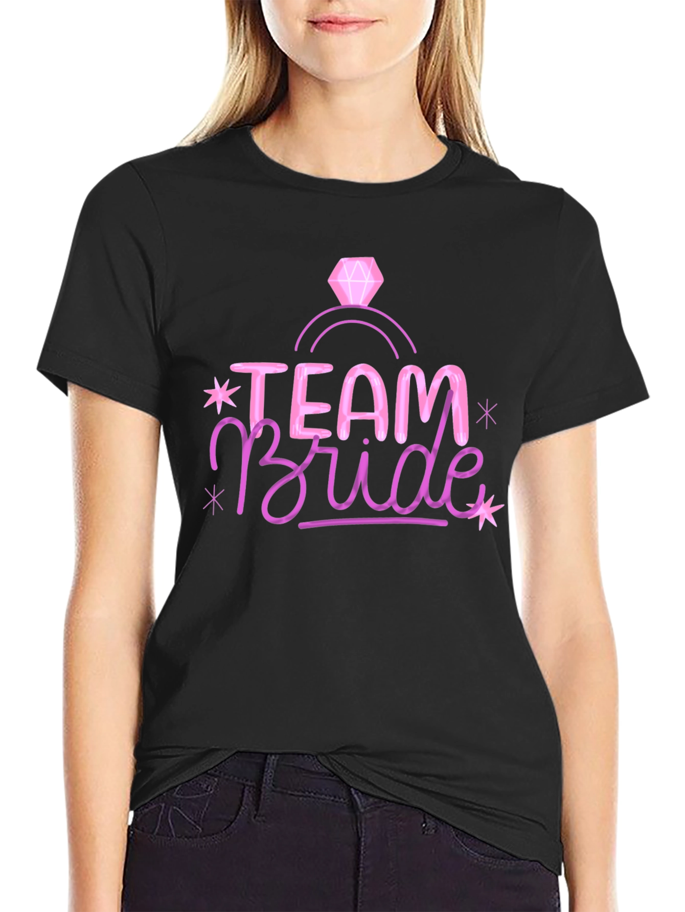 Team Bride Graphic Tee - Bachelorette Party Fun