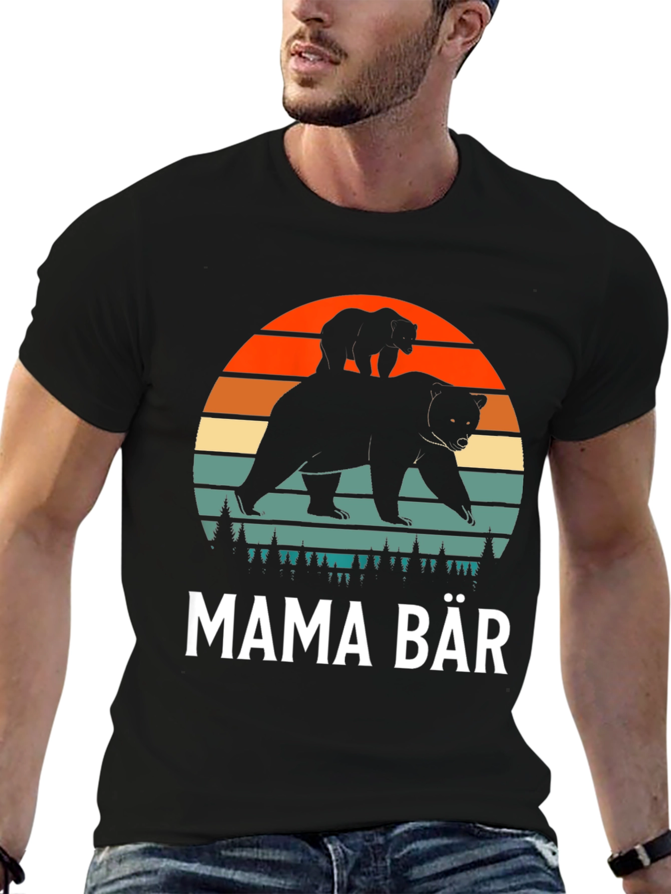 Mama Bear T-Shirt - Graphic Tee For Mom