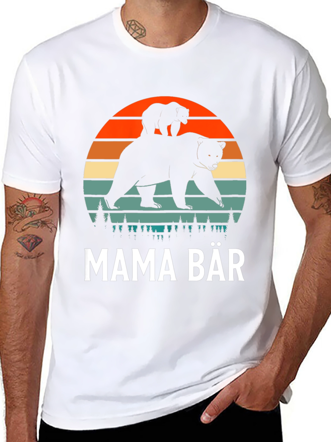 Mama Bear T-Shirt - Graphic Tee For Mom