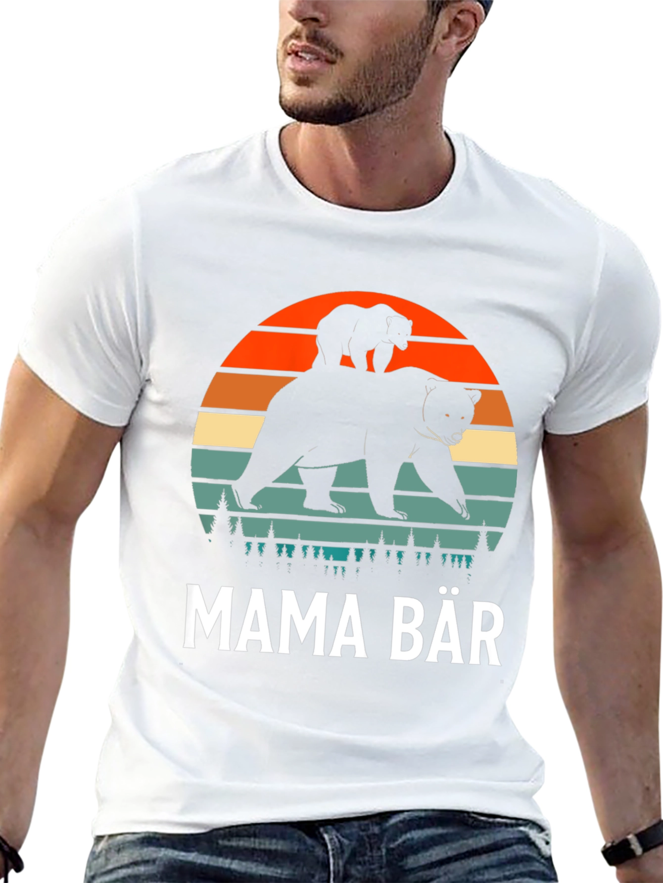 Mama Bear T-Shirt - Graphic Tee For Mom