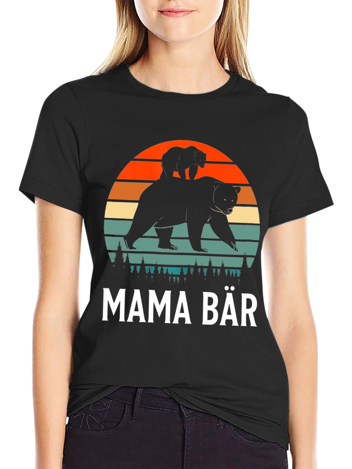 Mama Bear T-Shirt - Graphic Tee For Mom