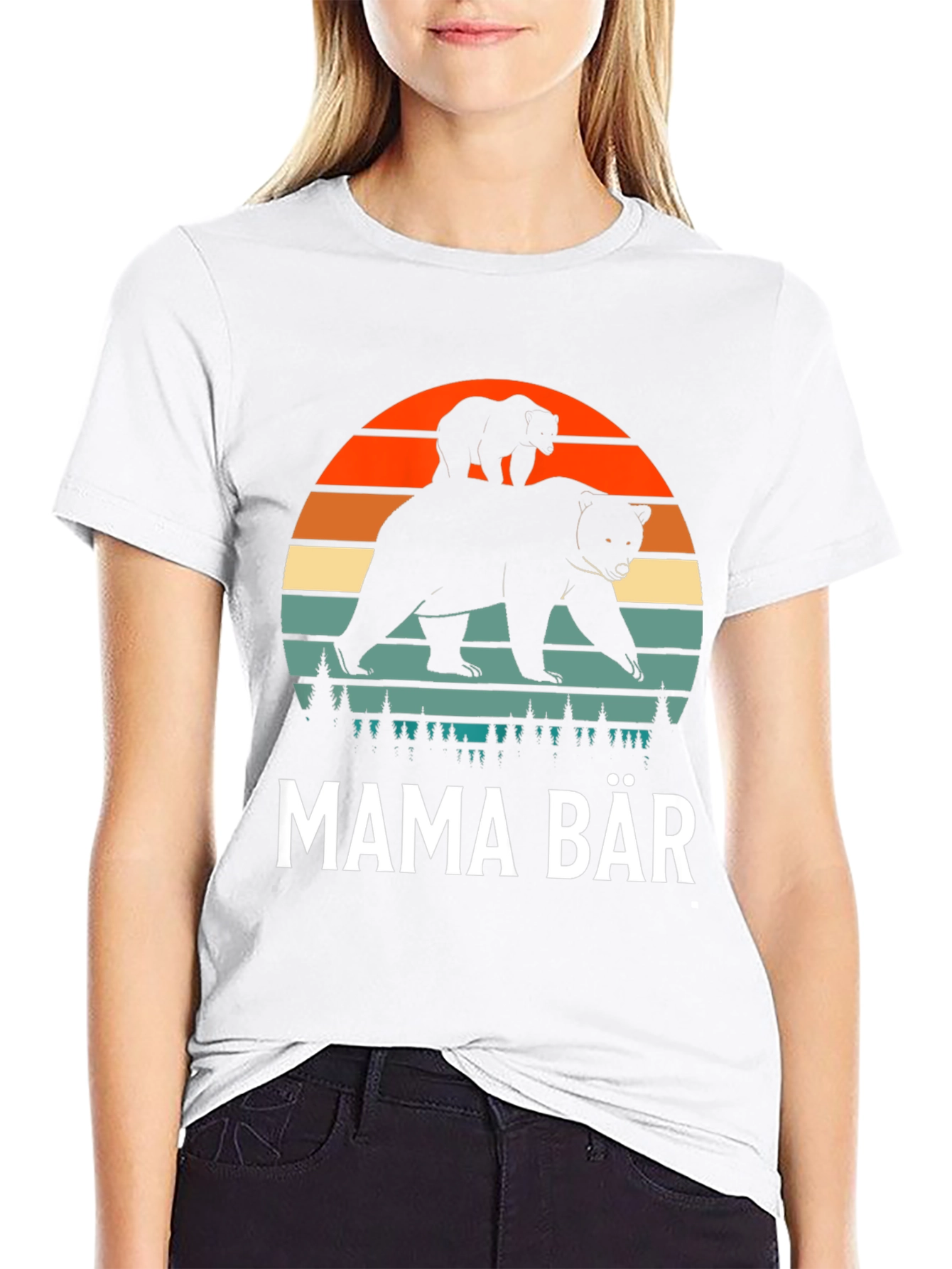 Mama Bear T-Shirt - Graphic Tee For Mom