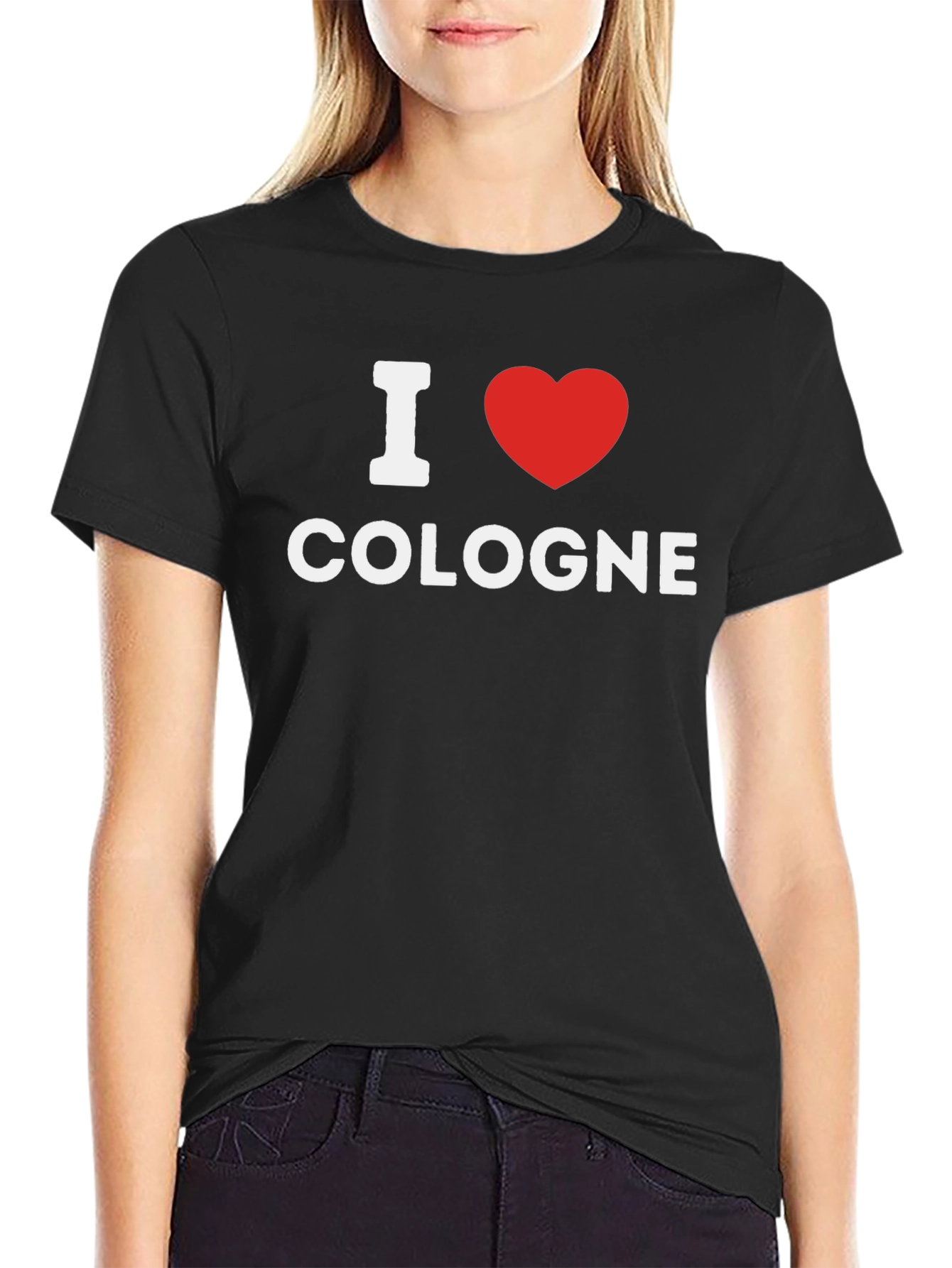 I Heart Cologne Graphic Tee - Black