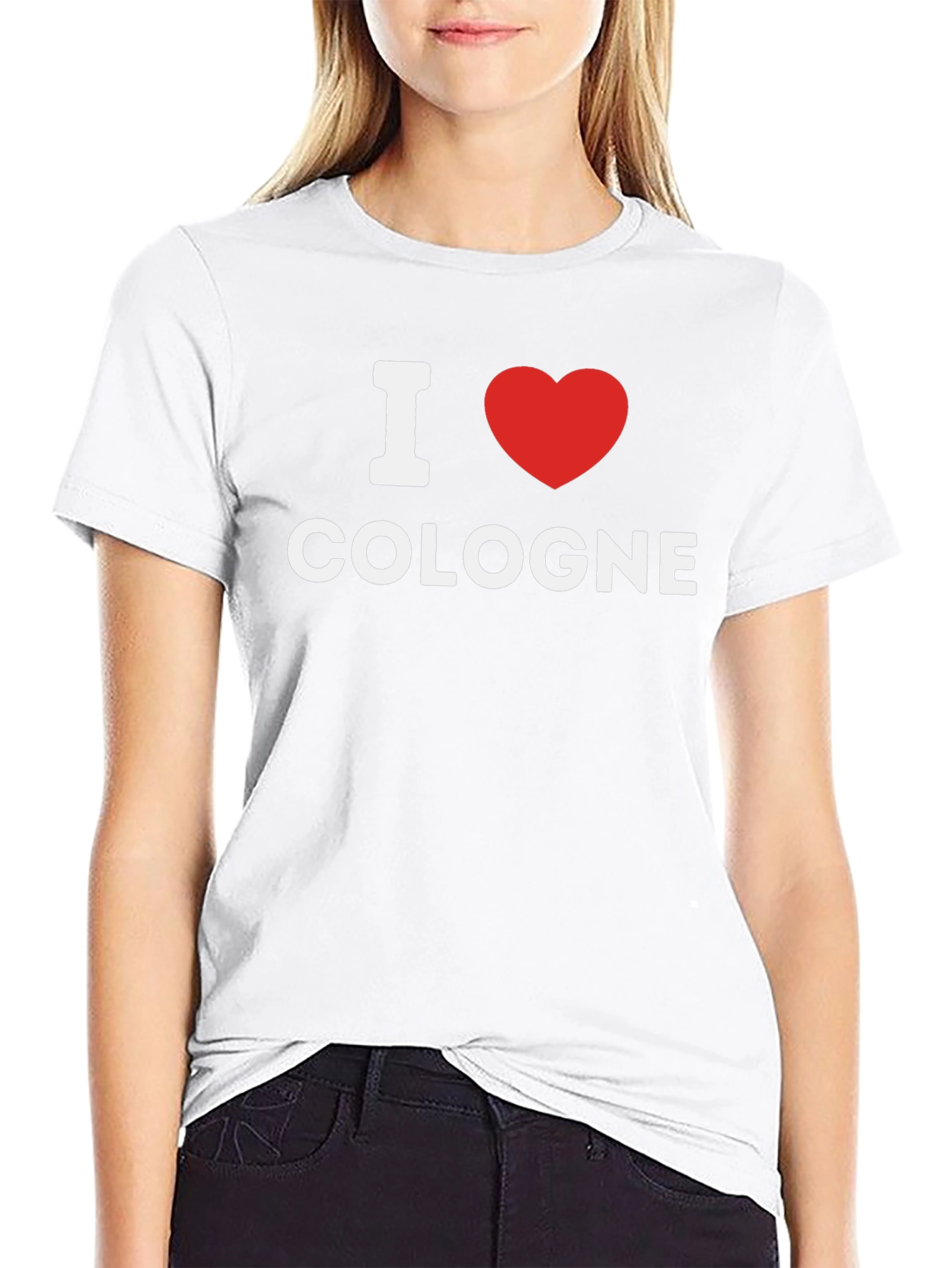I Heart Cologne Graphic Tee - Black