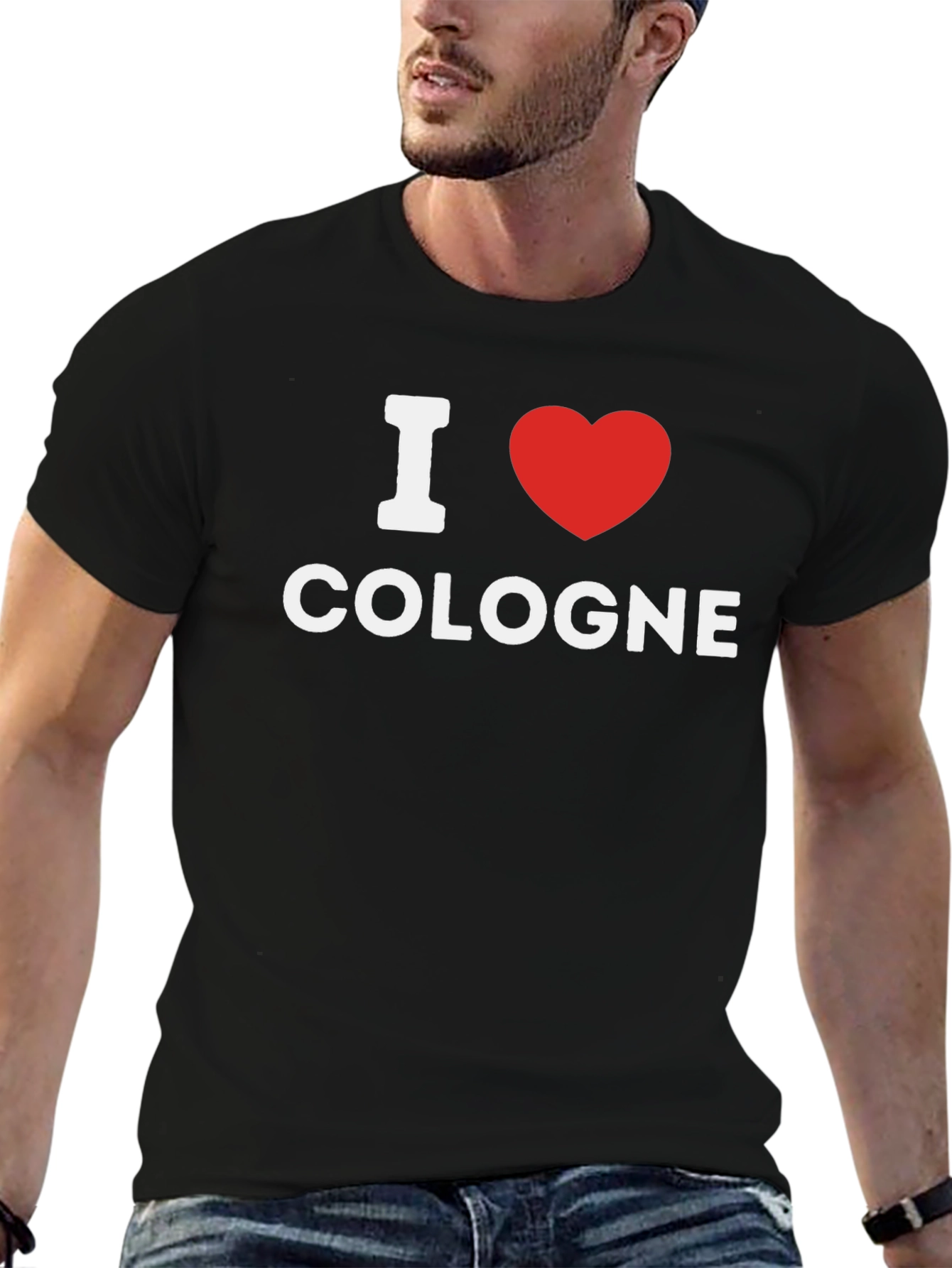 I Heart Cologne Graphic Tee - Black