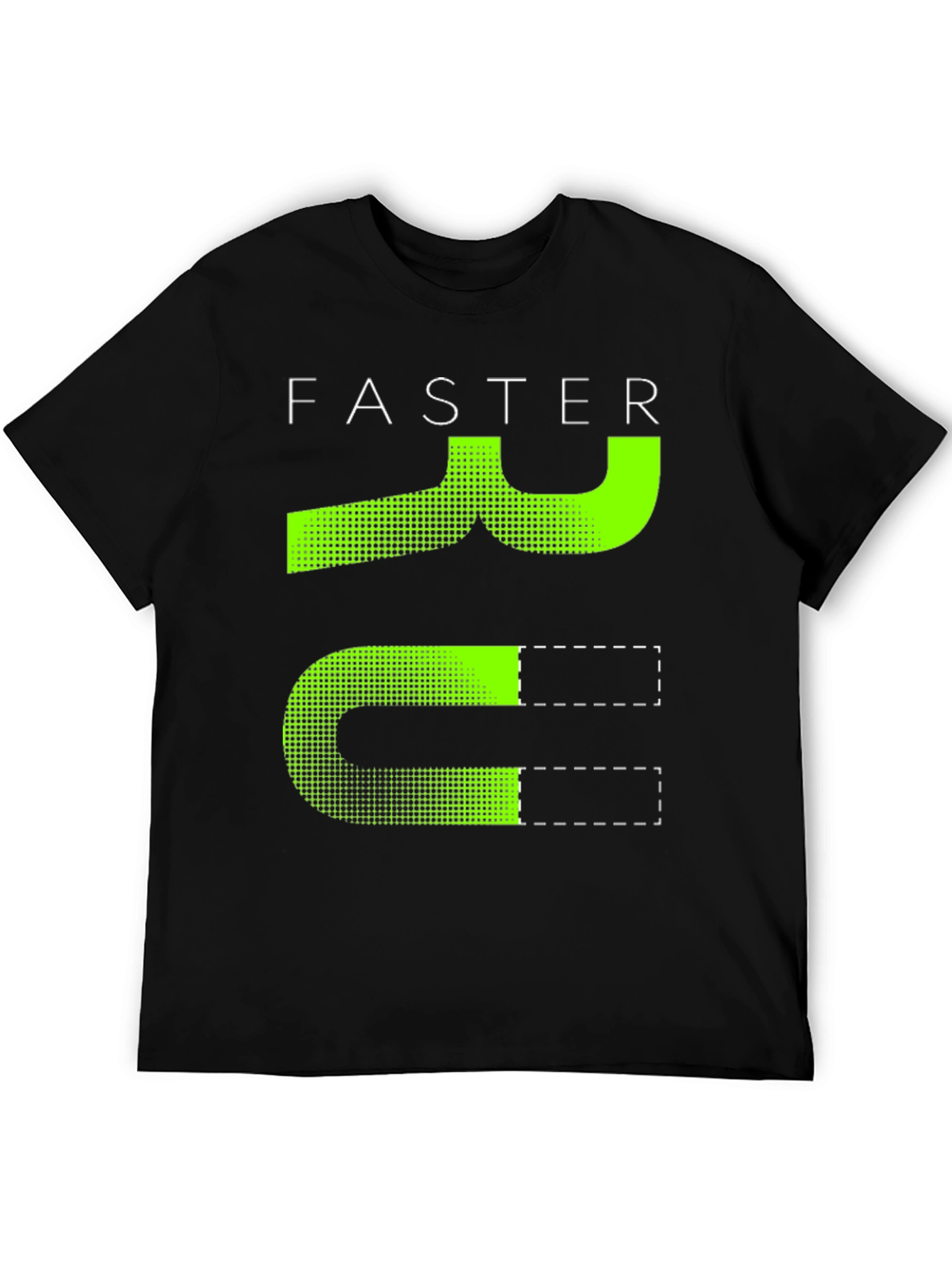 Faster Printed Graphic Tee - Casual Style