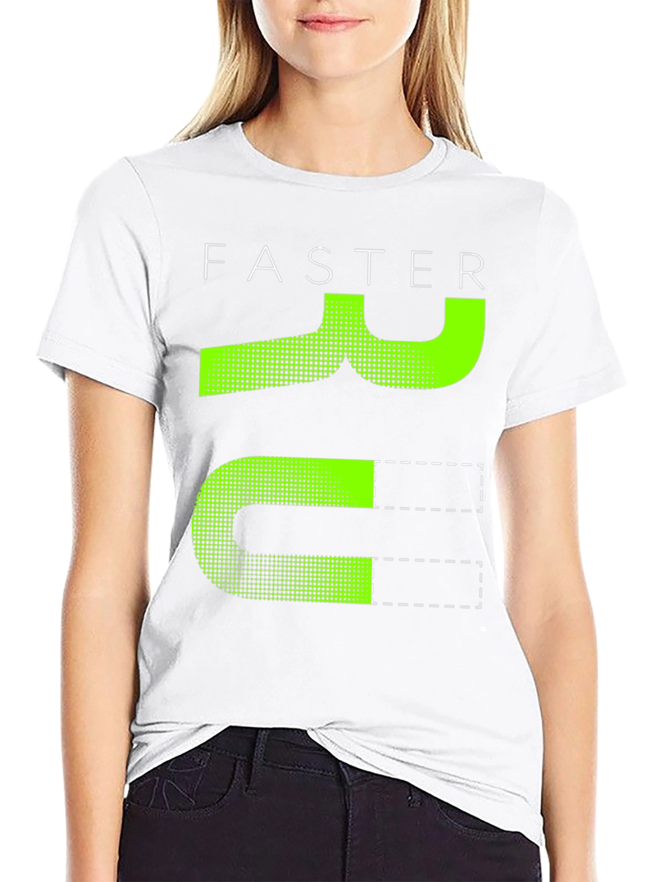 Faster Printed Graphic Tee - Casual Style