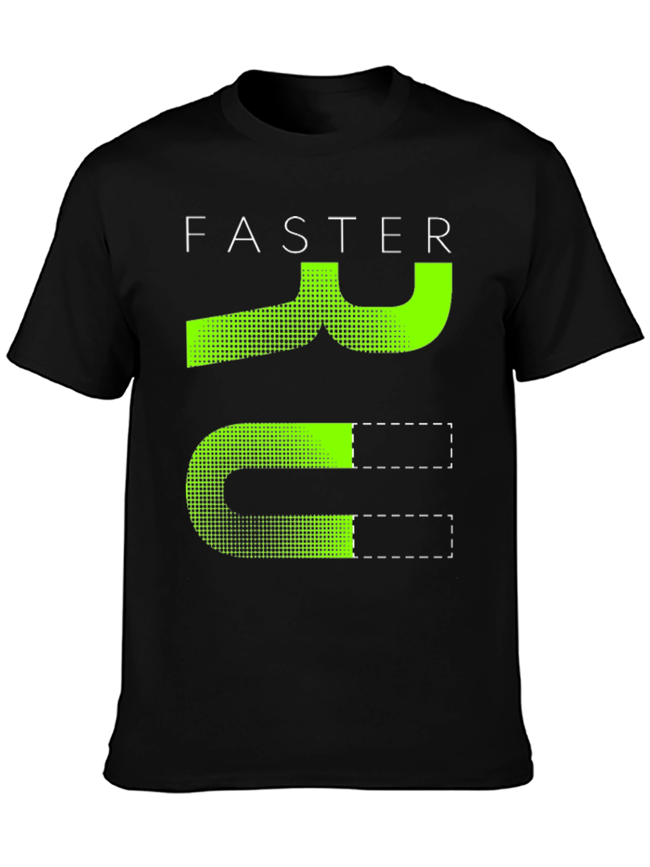 Faster Printed Graphic Tee - Casual Style
