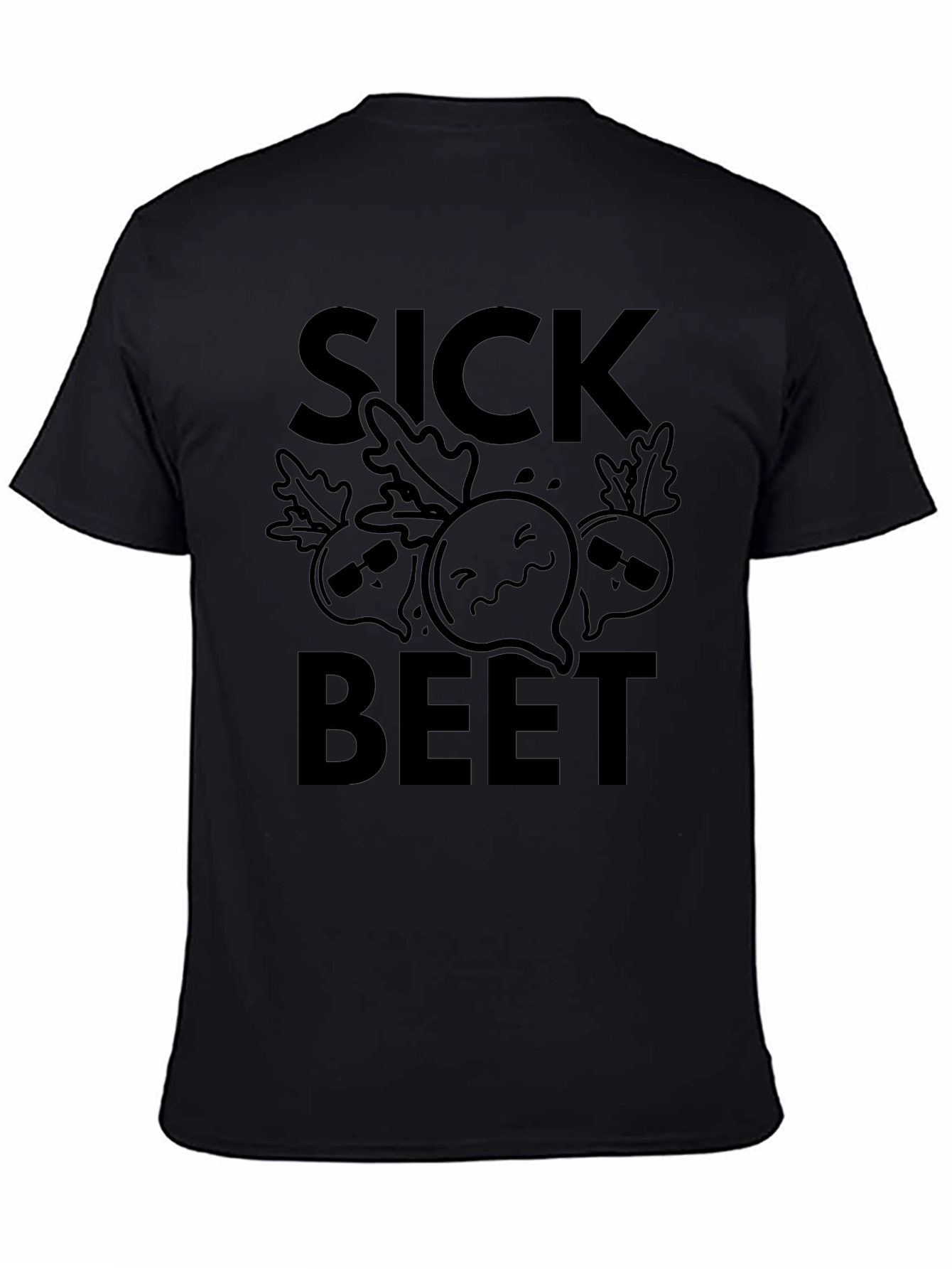 Sick Beet Graphic T-Shirt - Funny Vegetable Tee