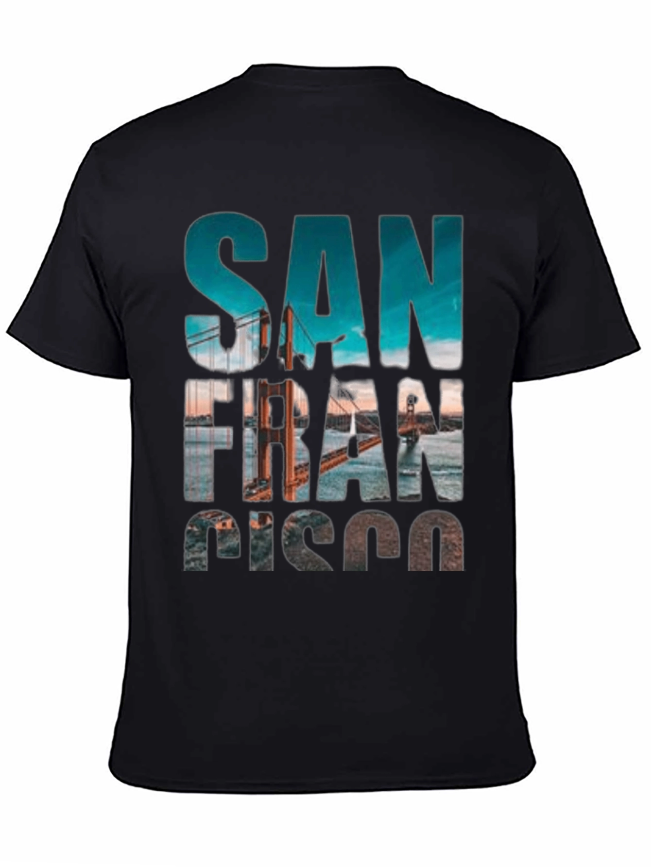 San Francisco Graphic Print T-Shirt - Black
