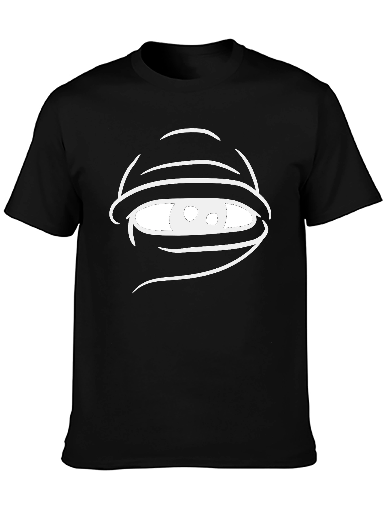 Mysterious Eye Graphic Black T-Shirt