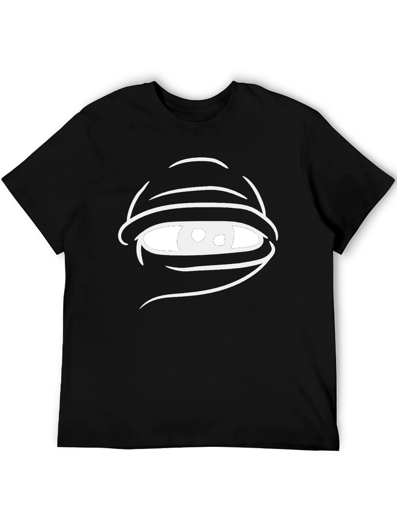 Mysterious Eye Graphic Black T-Shirt