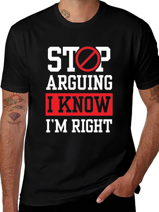 Funny Im Right Graphic T-Shirt
