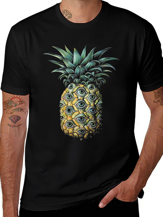 Eye-Catching Pineapple Graphic Tee - Unique Design