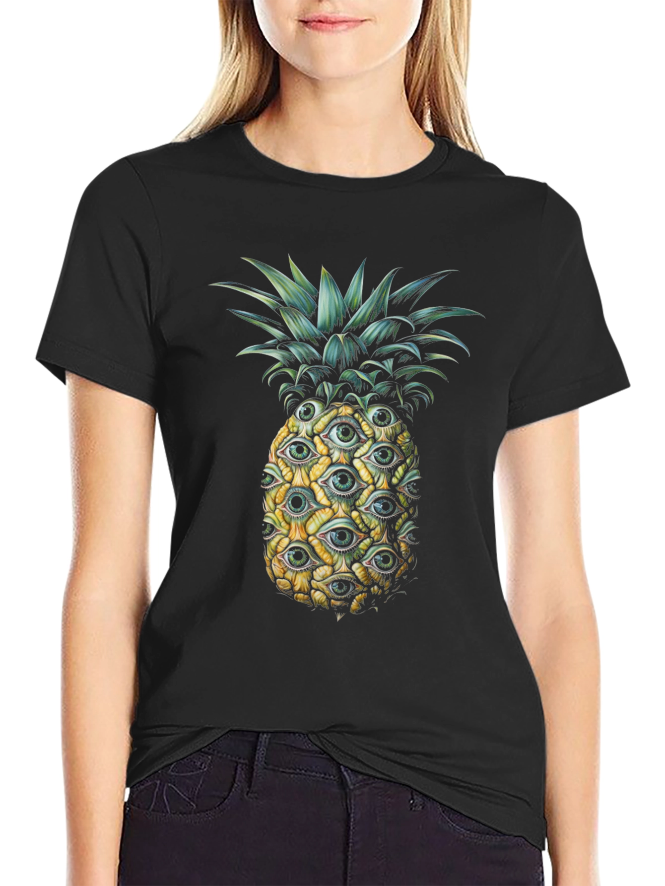 Eye-Catching Pineapple Graphic Tee - Unique Design