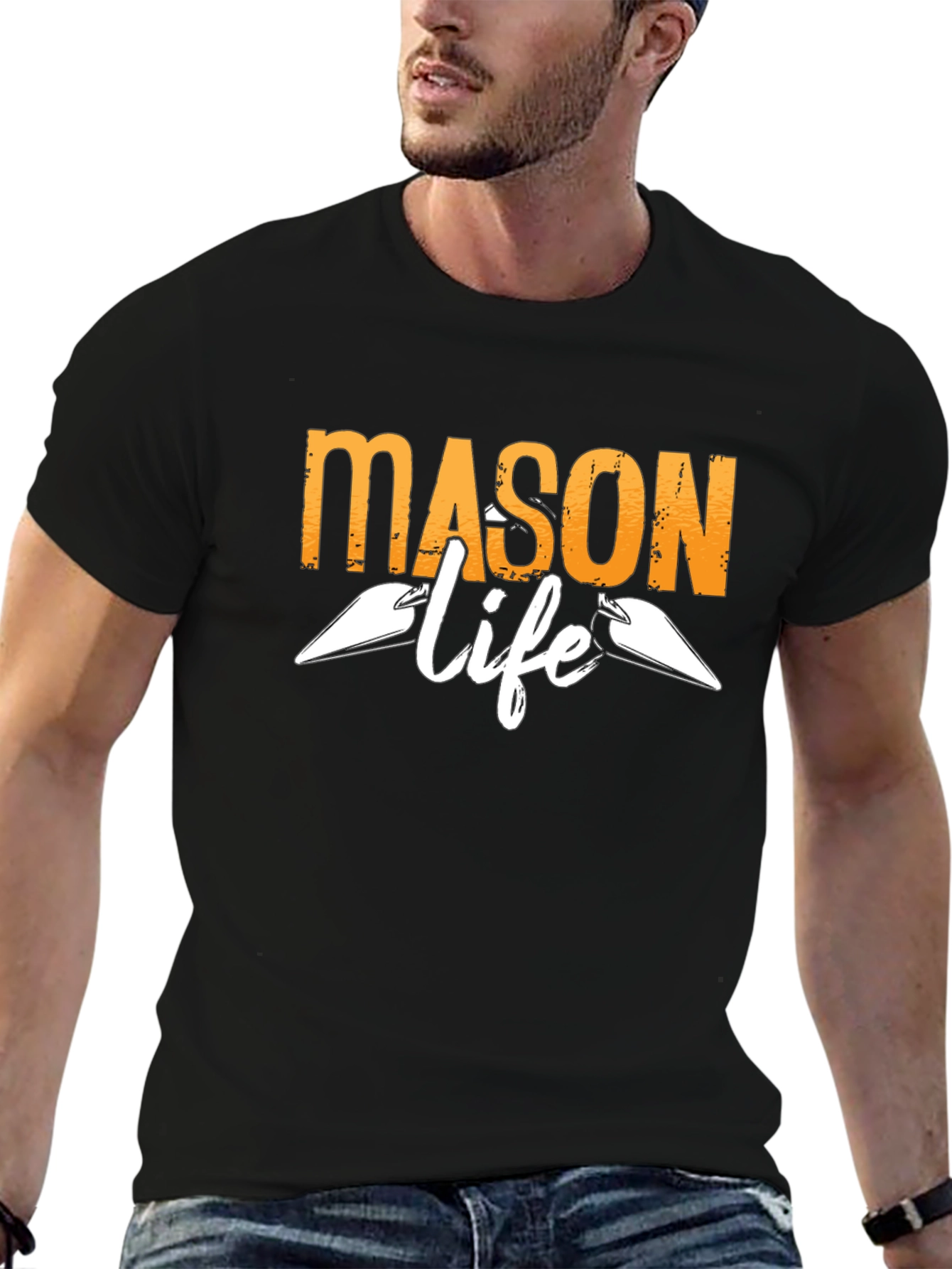 Mason Life Graphic T-Shirt - Black