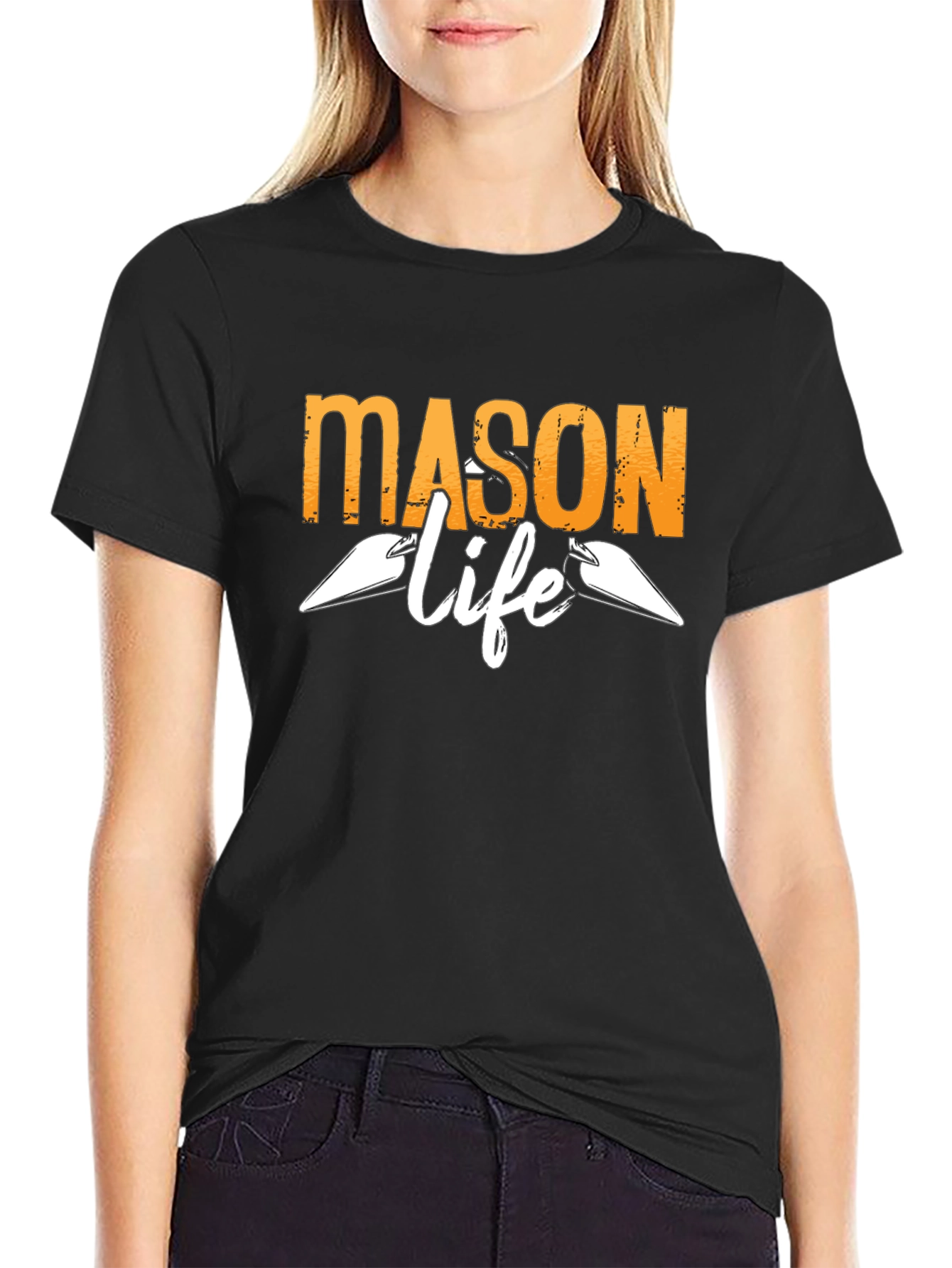 Mason Life Graphic T-Shirt - Black