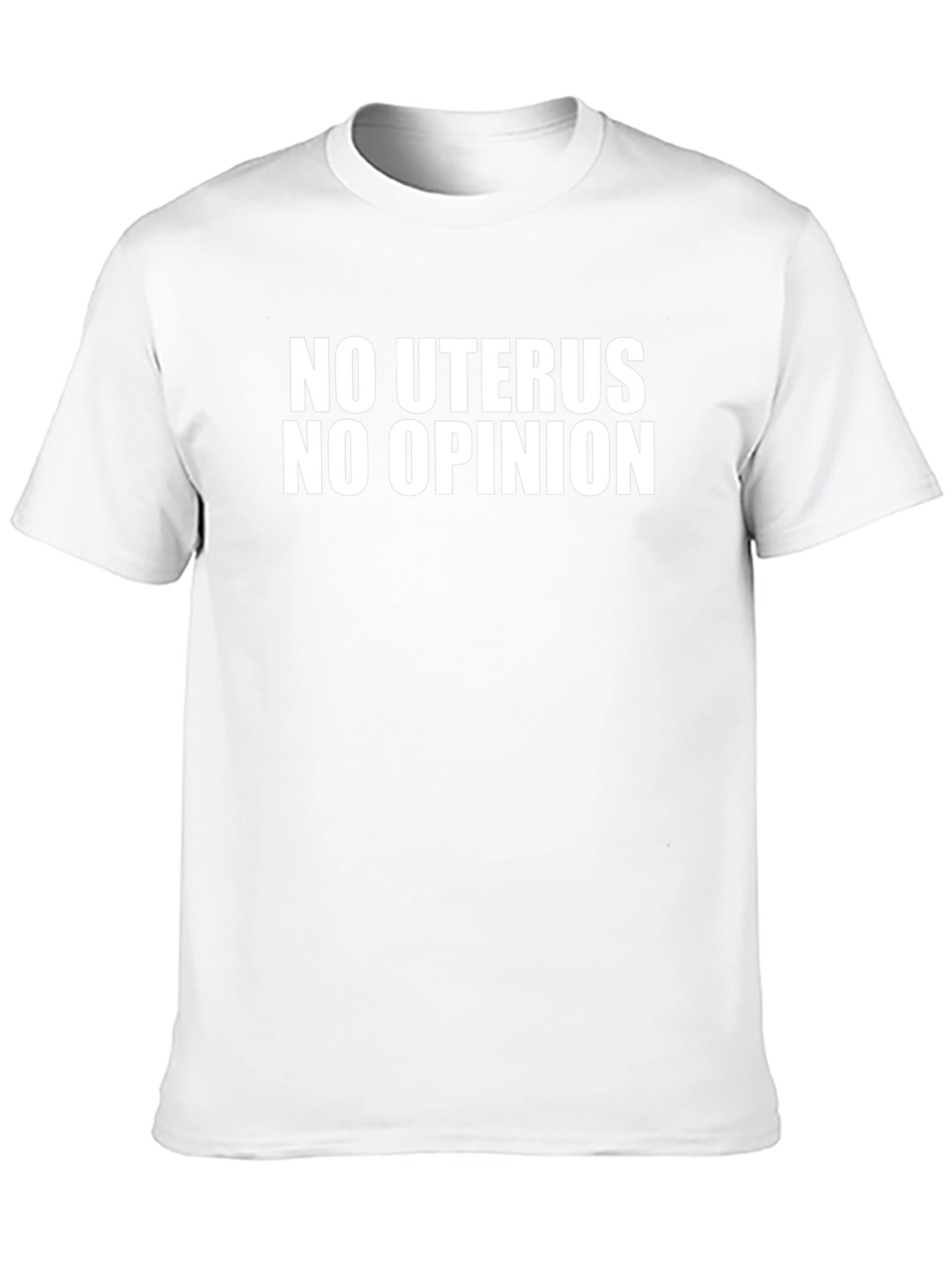 No Uterus No Opinion Black T-Shirt