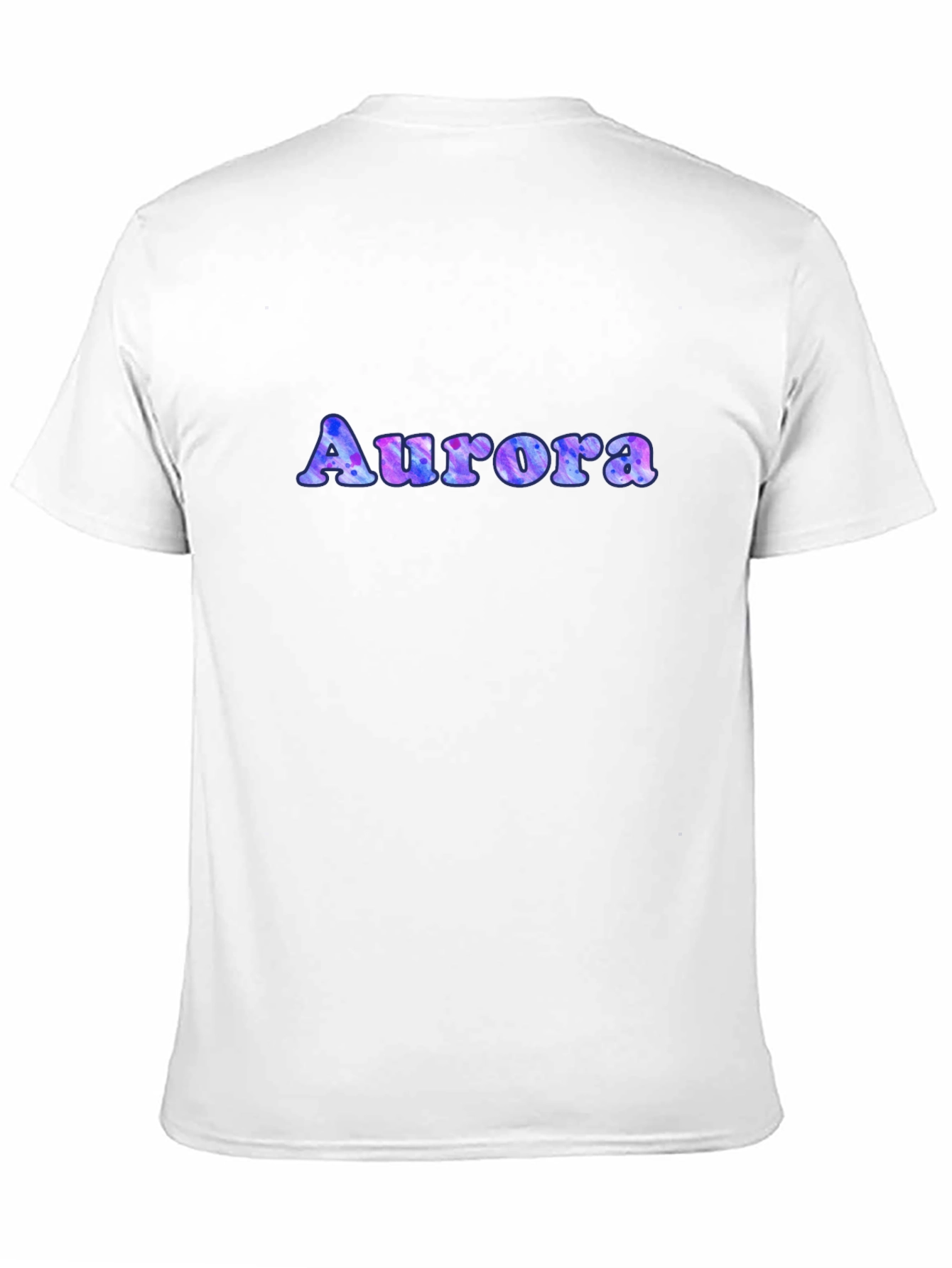 Aurora Tie-Dye Print T-Shirt - Mens Black Tee