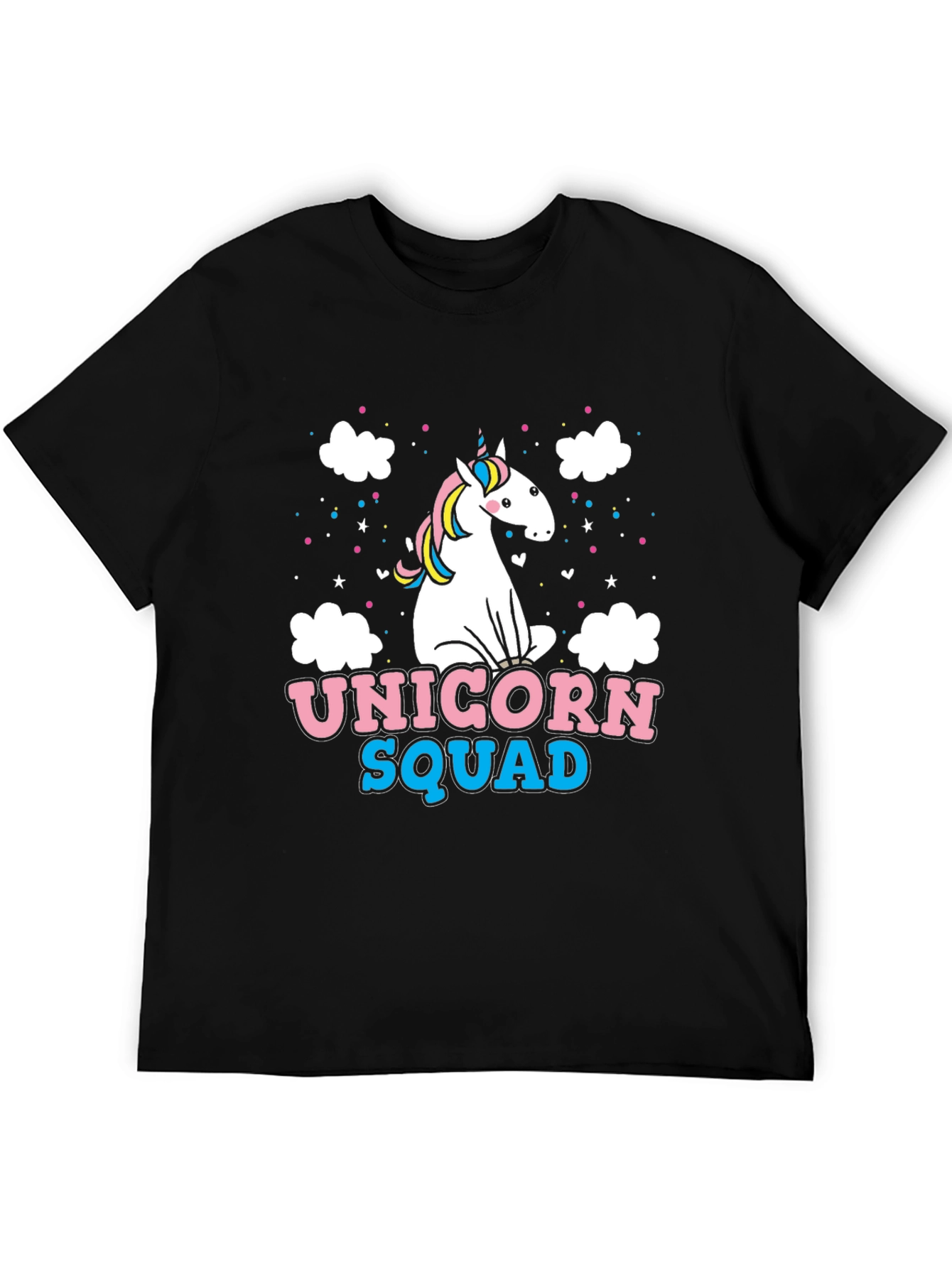 Unicorn Squad Black Graphic Tee