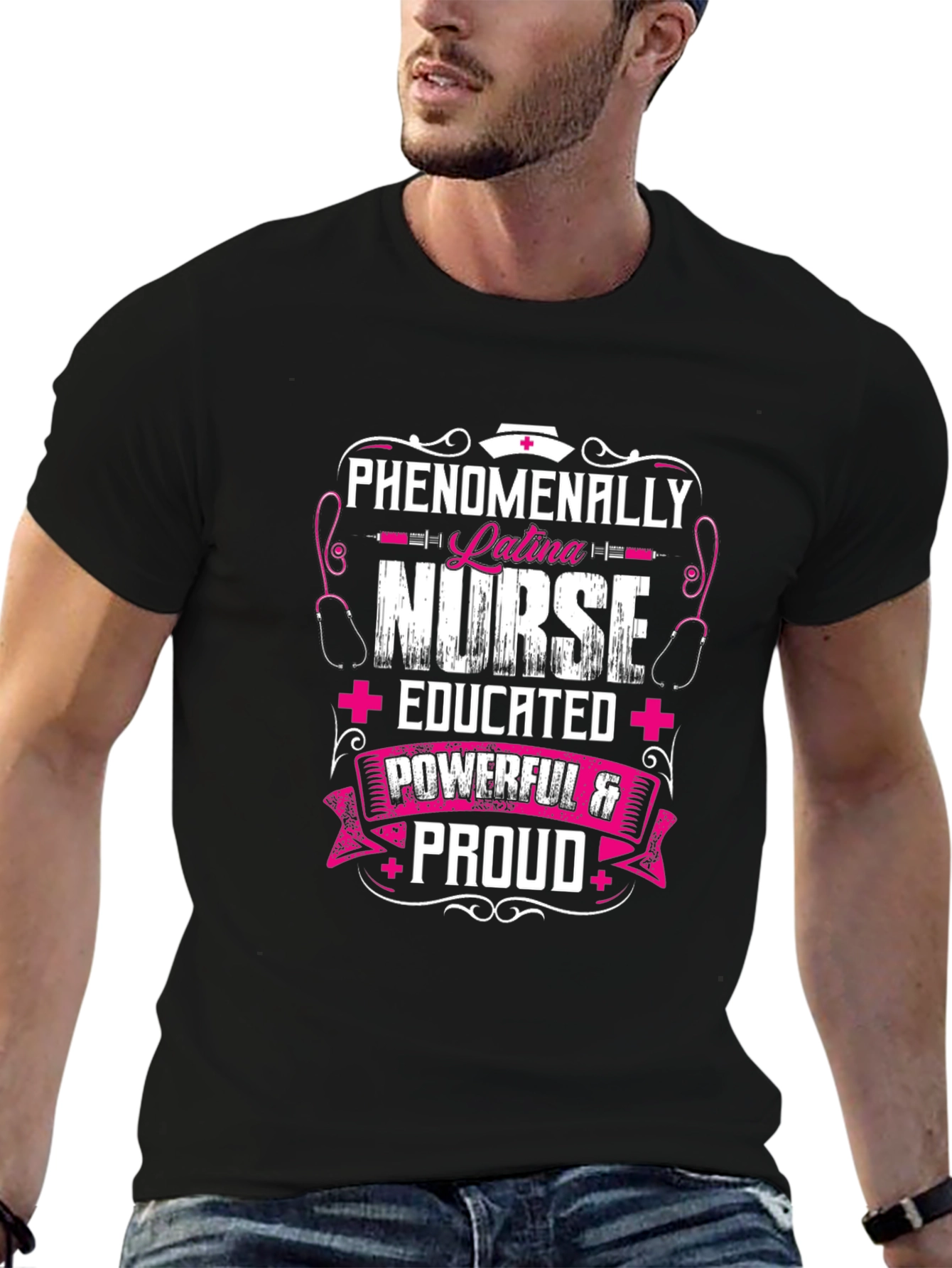 Phenomenally Latina Nurse T-Shirt