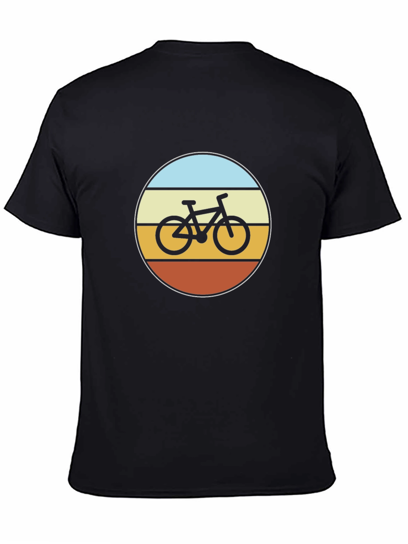 Retro Bike Graphic Tee - Black