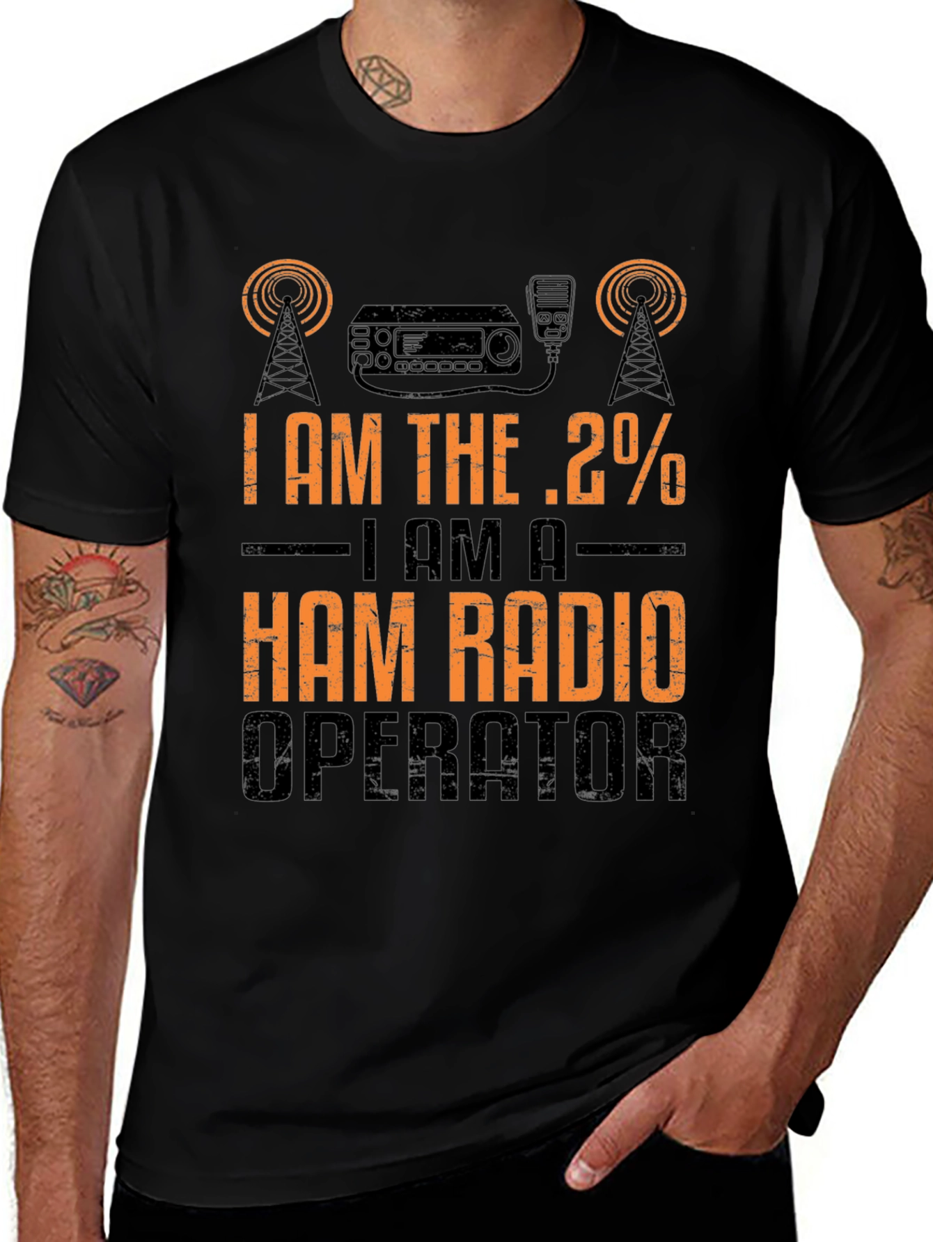I Am The .2% Ham Radio Operator T-Shirt