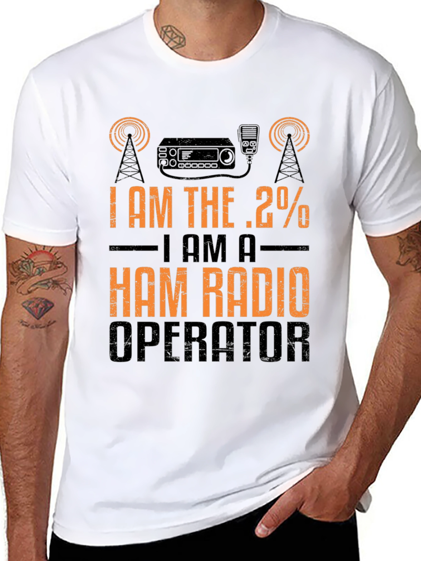 I Am The .2% Ham Radio Operator T-Shirt