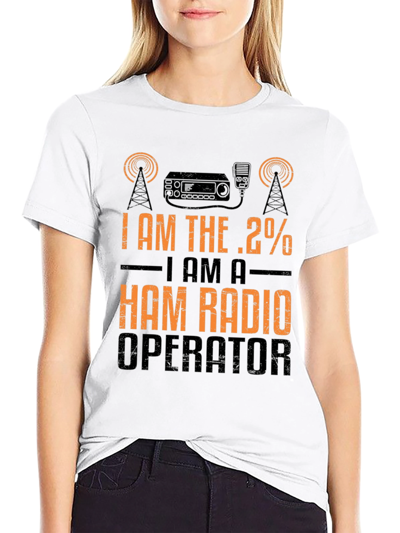 I Am The .2% Ham Radio Operator T-Shirt