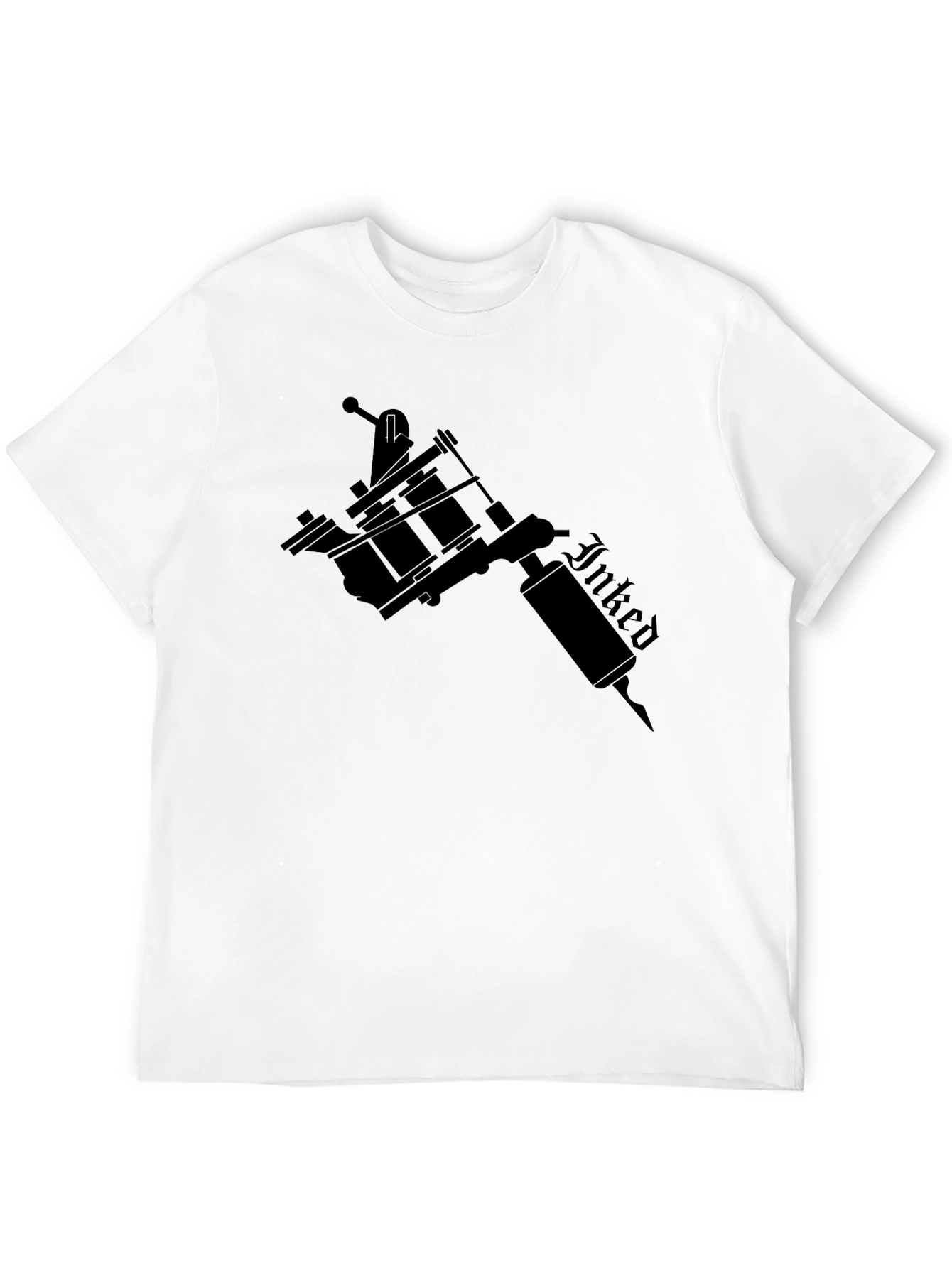 Inked Tattoo Machine Black T-Shirt