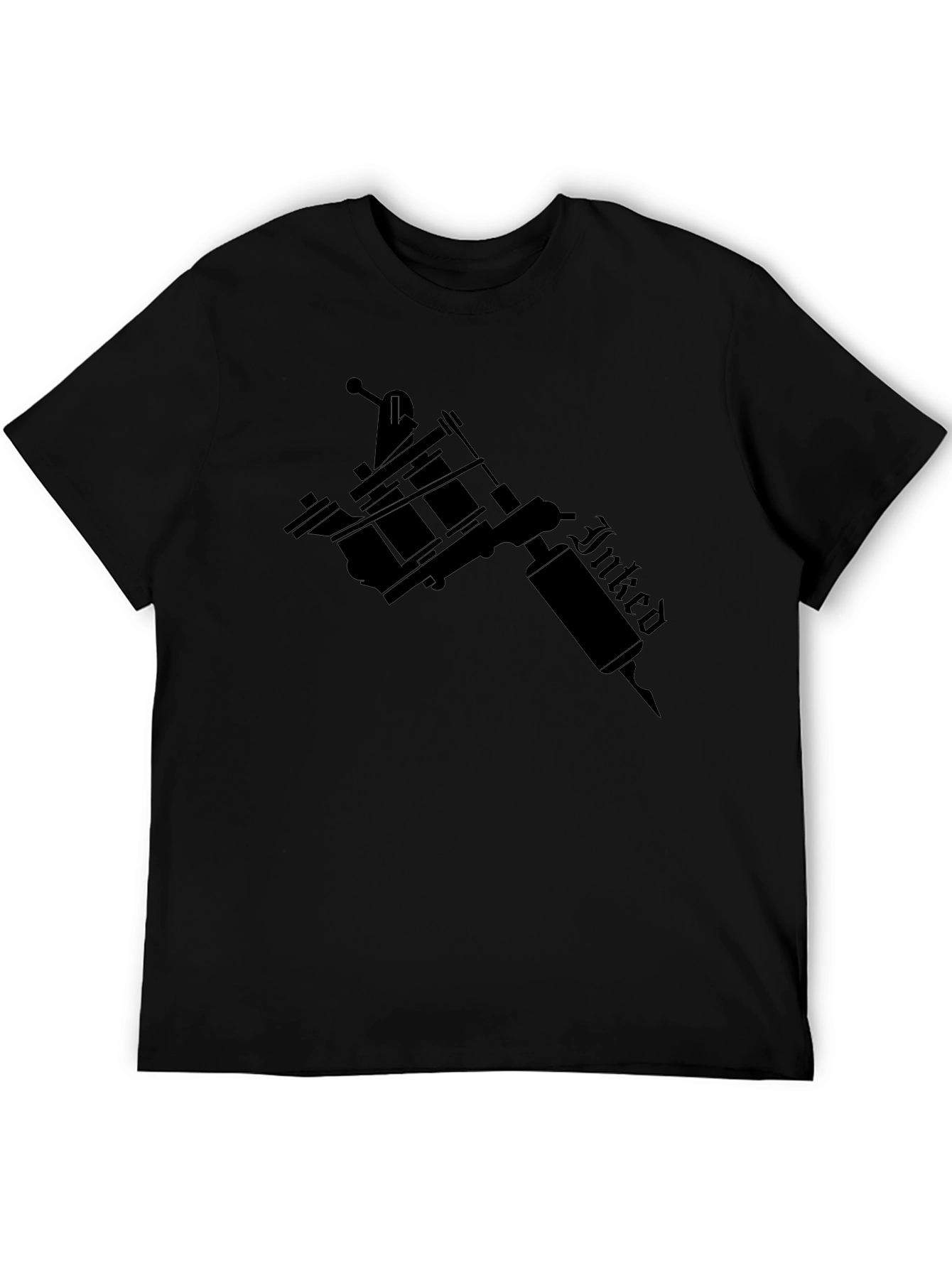Inked Tattoo Machine Black T-Shirt