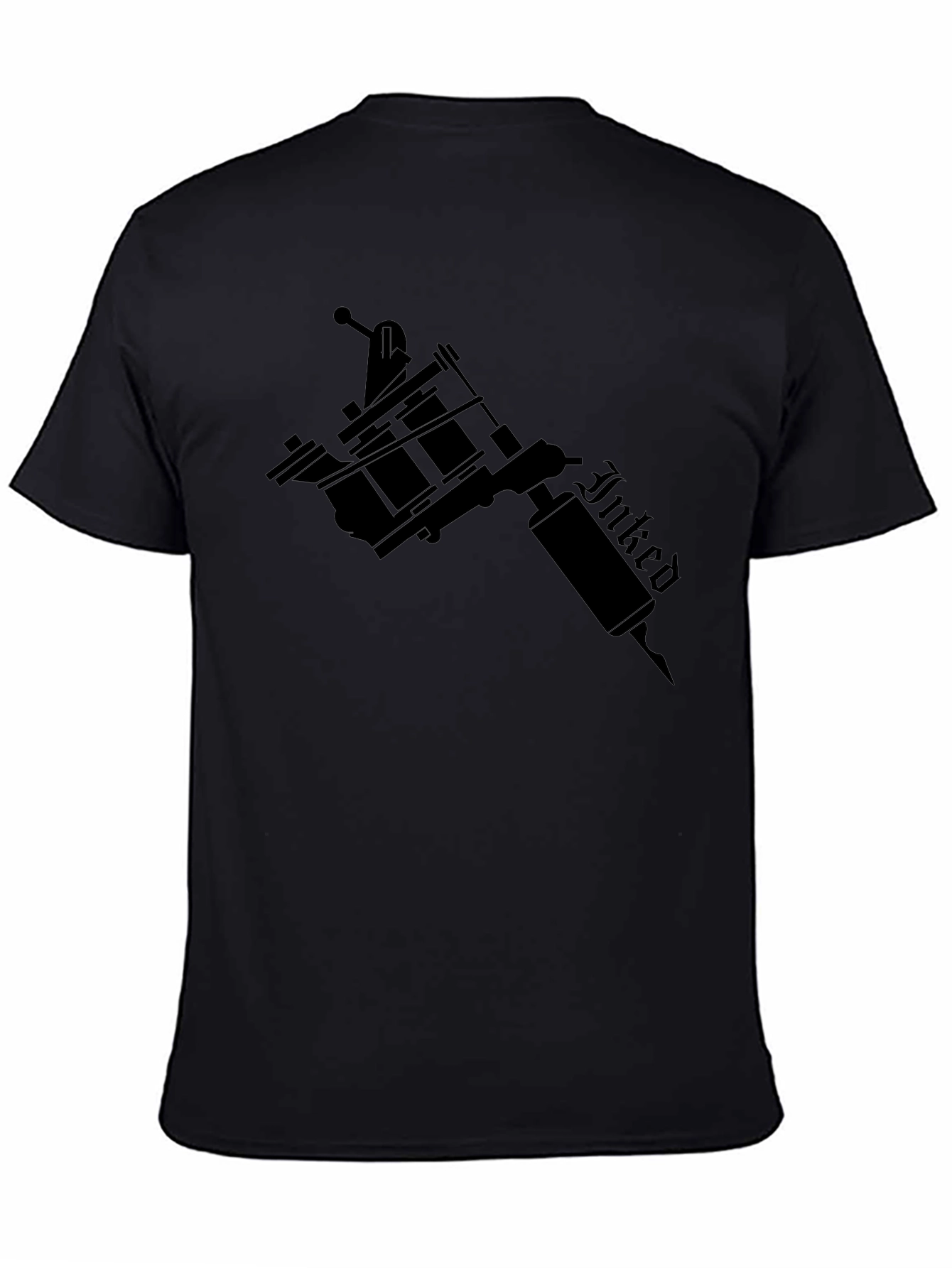 Inked Tattoo Machine Black T-Shirt