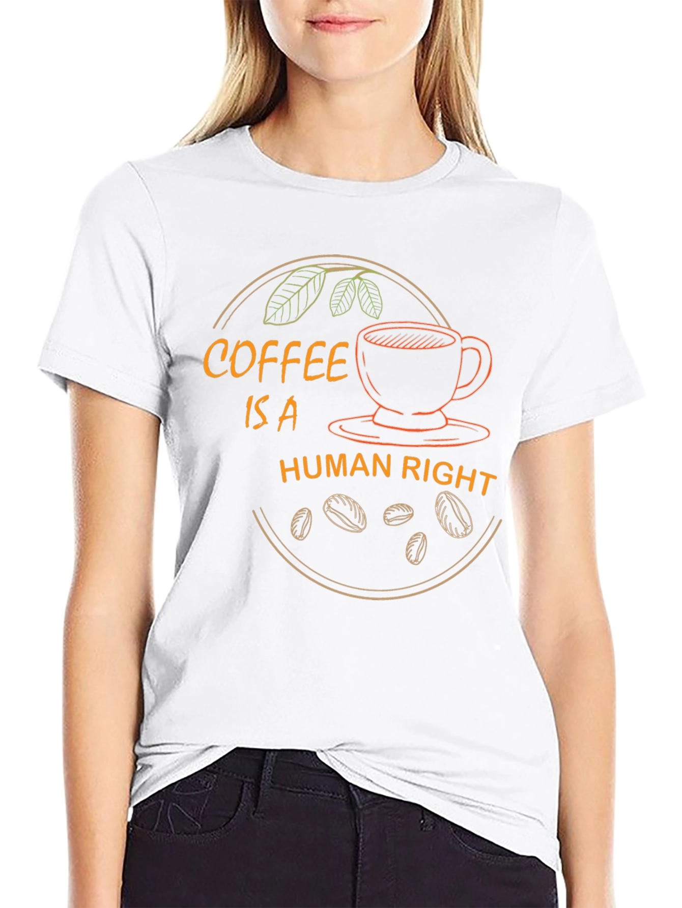 Coffee Is A Human Right Graphic T-Shirt