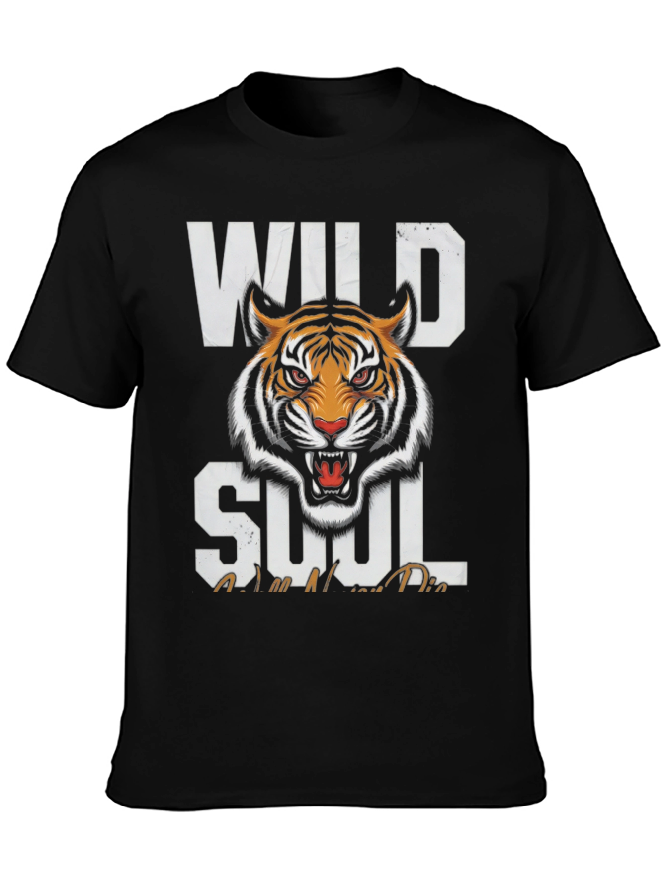 Wild Soul Tiger Graphic T-Shirt - Bold Animal Print