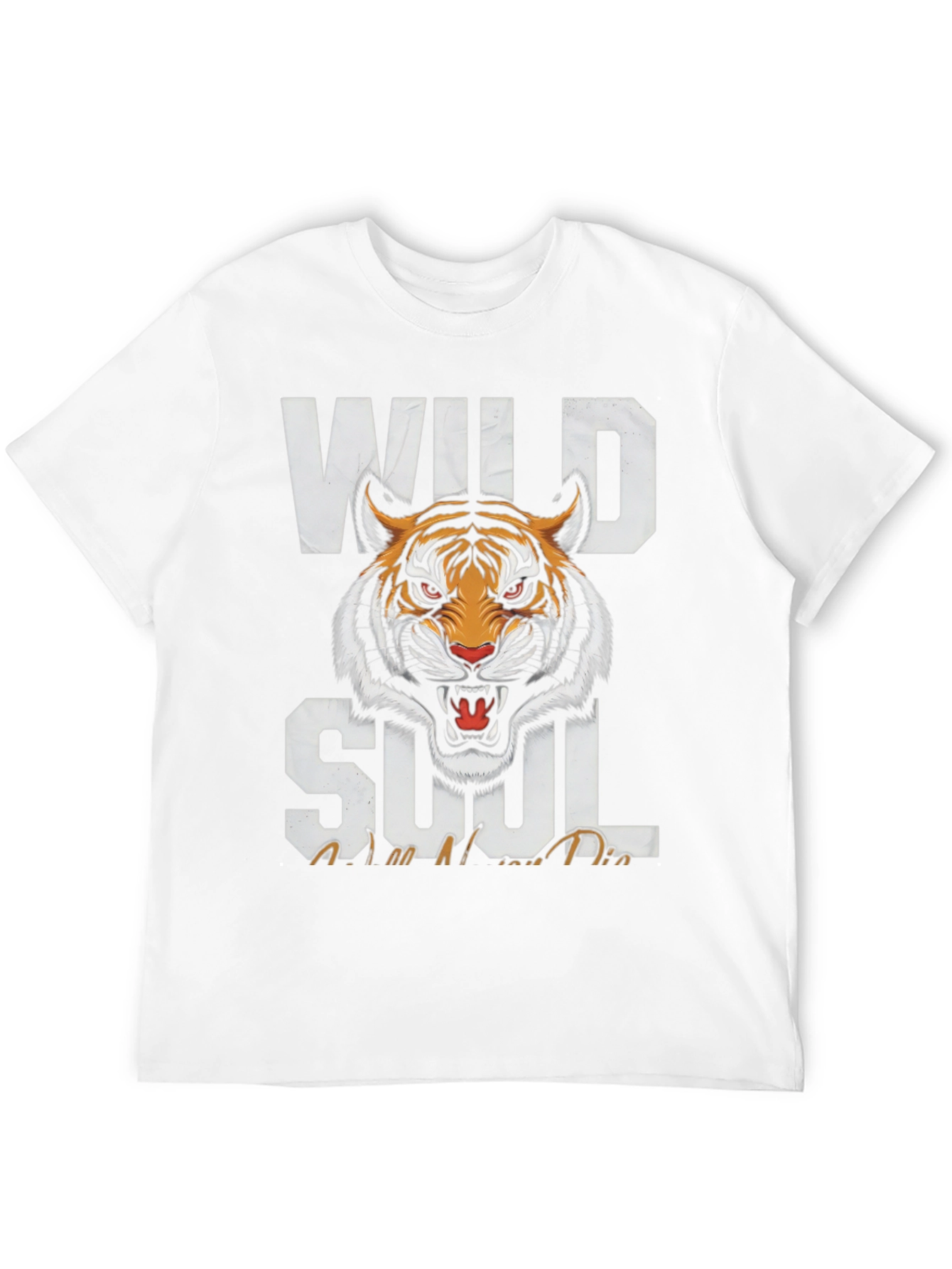 Wild Soul Tiger Graphic T-Shirt - Bold Animal Print