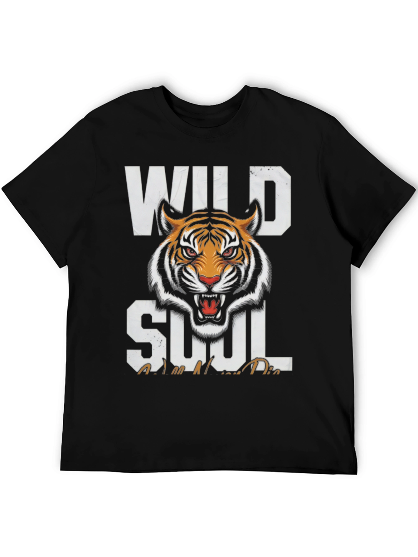 Wild Soul Tiger Graphic T-Shirt - Bold Animal Print
