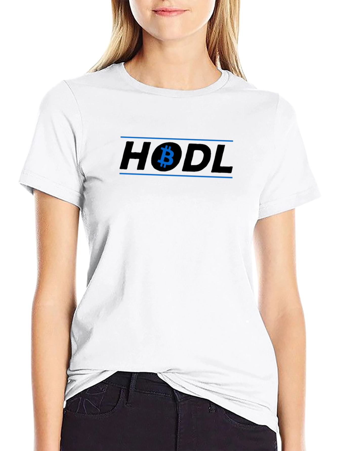 HODL Bitcoin Crypto Black Tee