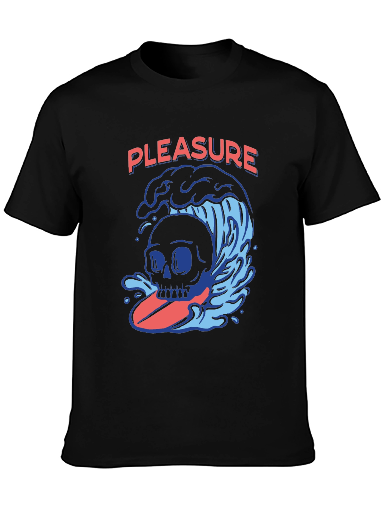 Skull Surfing Graphic Tee