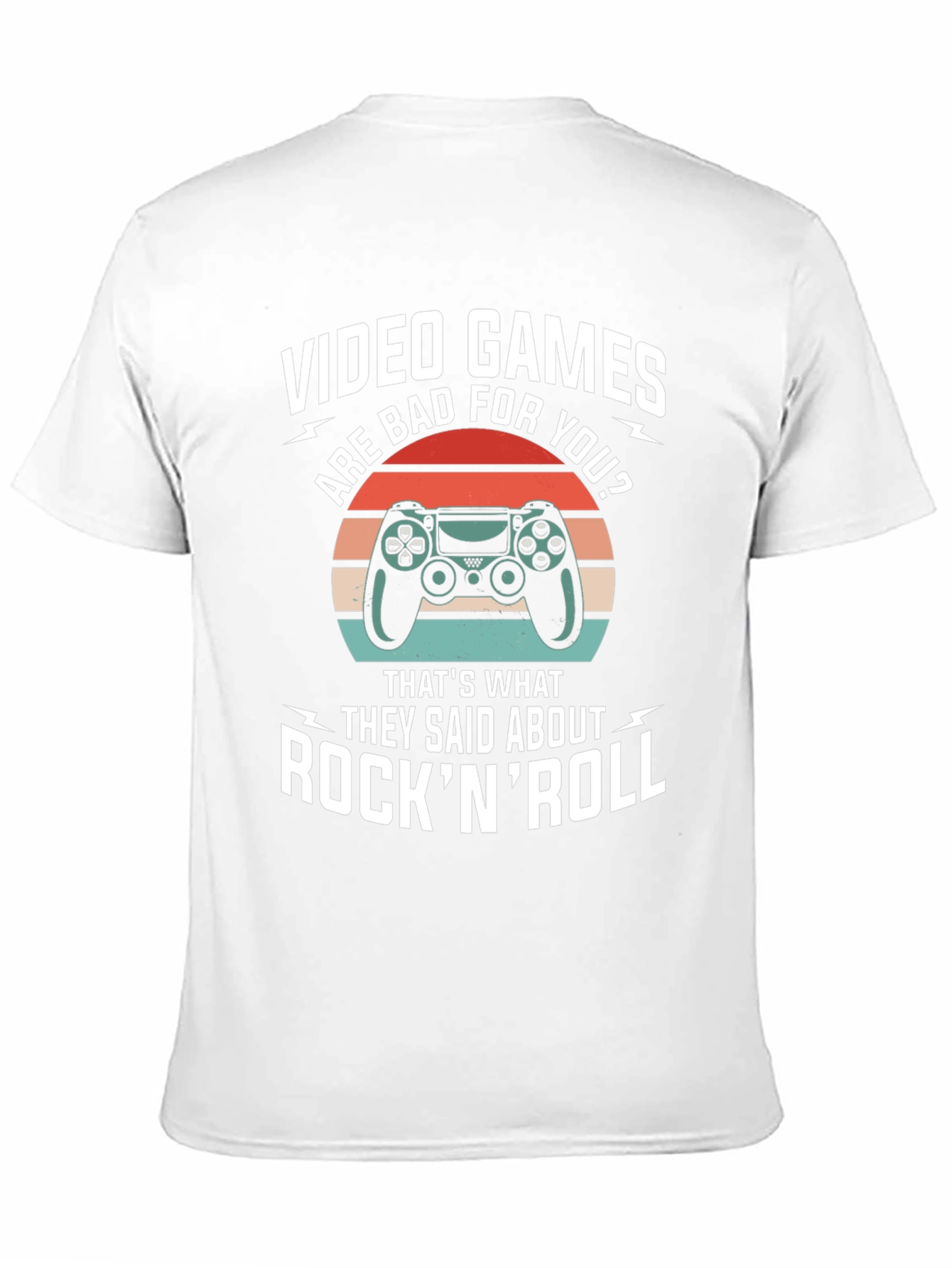 Video Games Rock N Roll T-Shirt