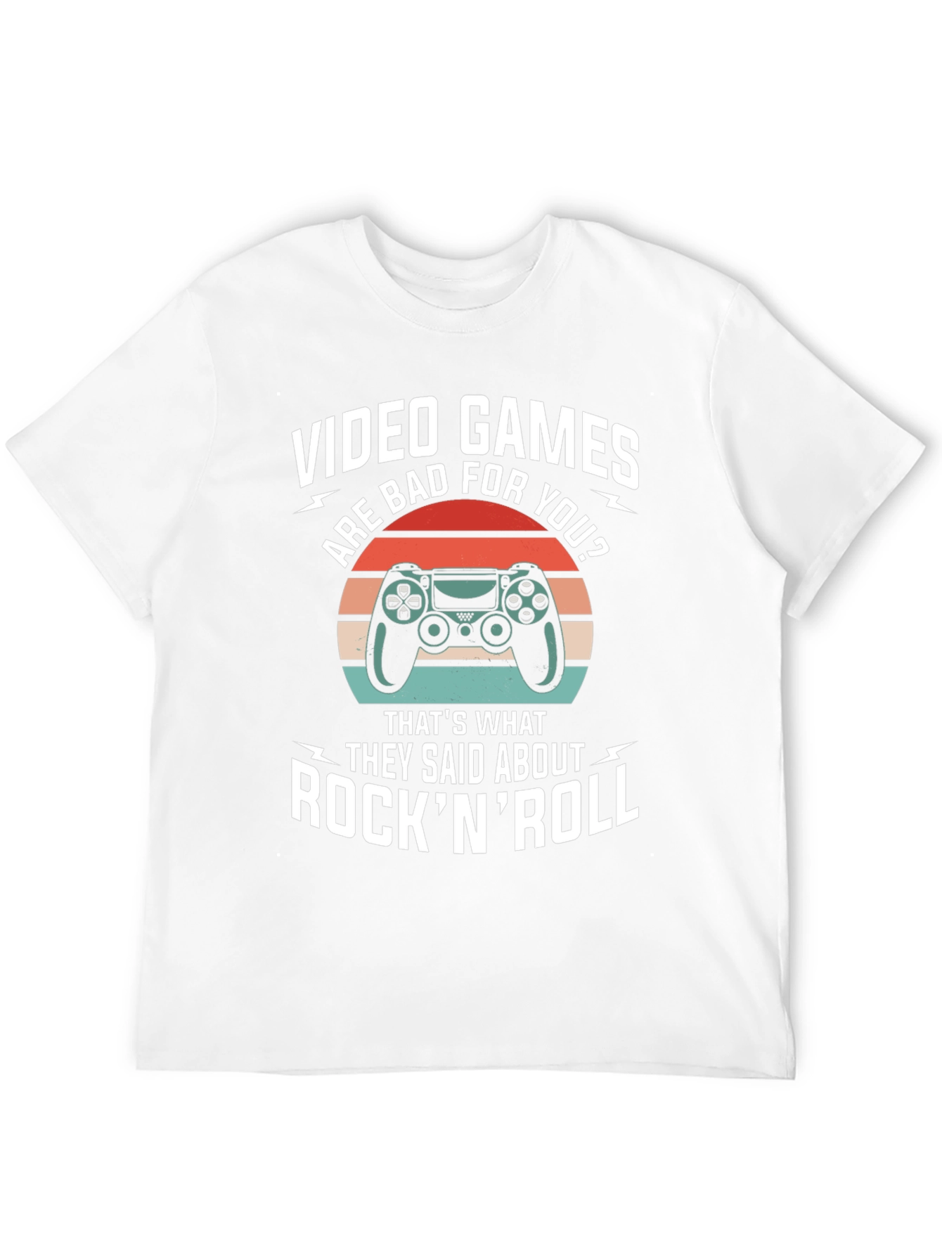 Video Games Rock N Roll T-Shirt