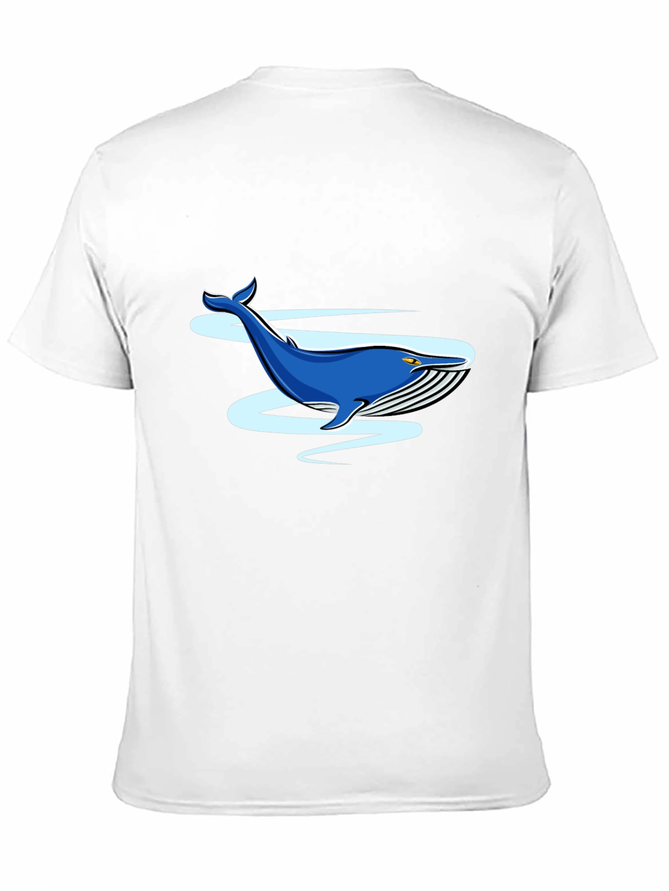 Whale Graphic Black T-Shirt - Casual Comfort
