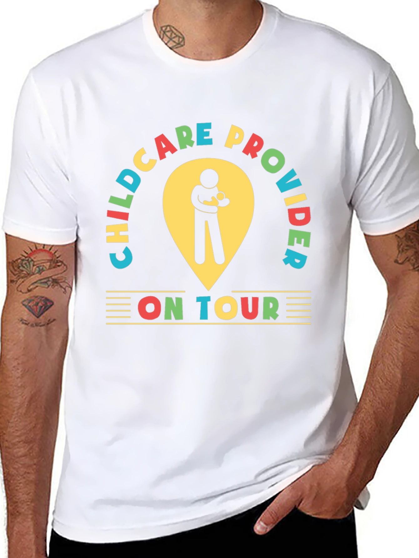 Childcare Provider On Tour Graphic Tee