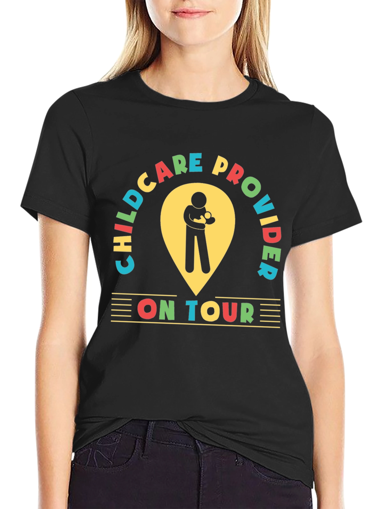 Childcare Provider On Tour Graphic Tee