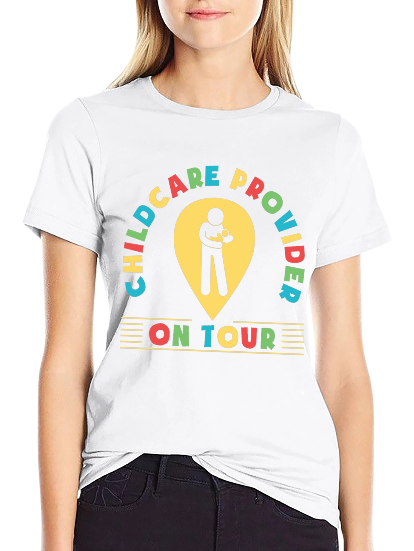 Childcare Provider On Tour Graphic Tee